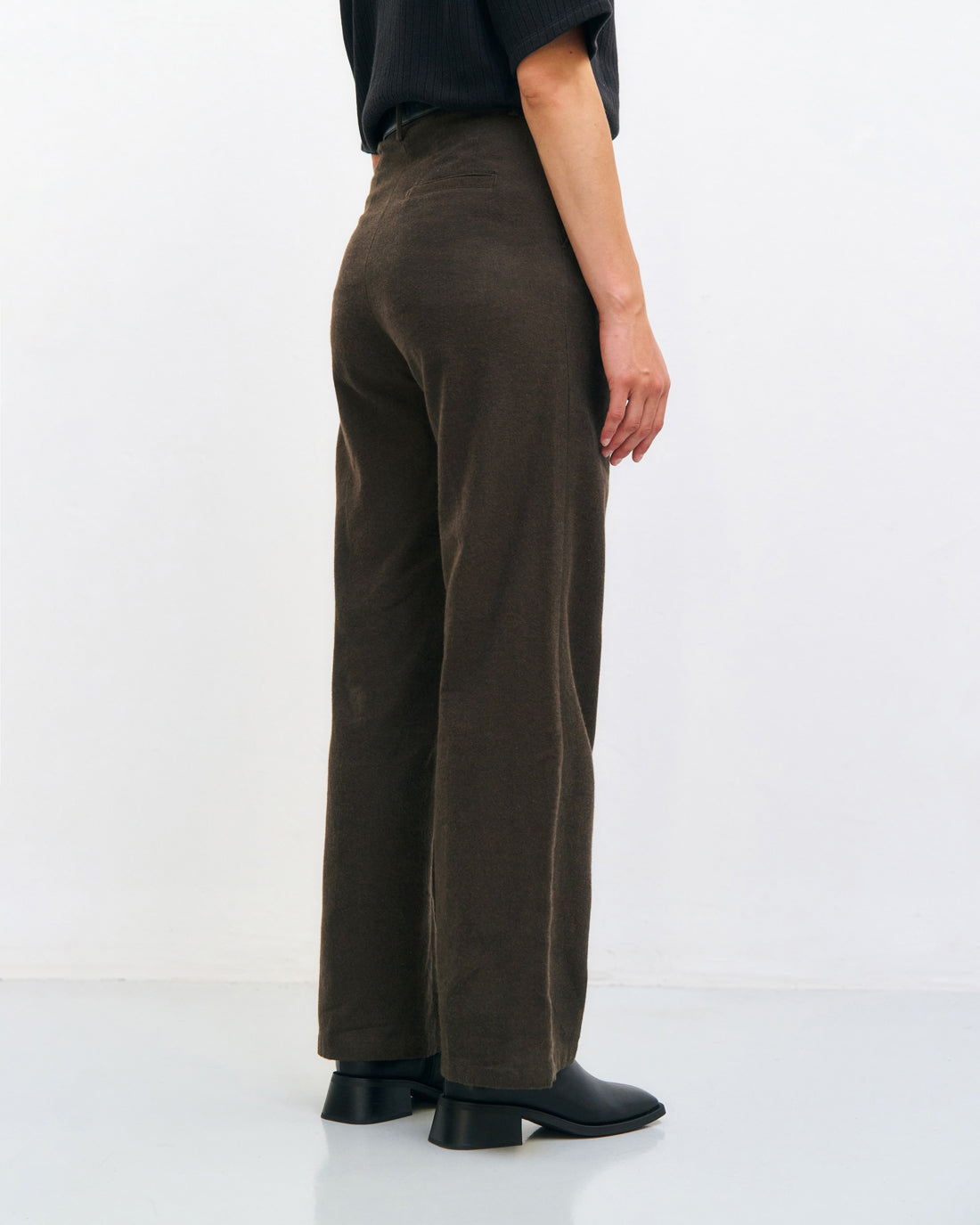 Braune Flanell-Hose aus 100% Bio-Baumwolle von Rotholz