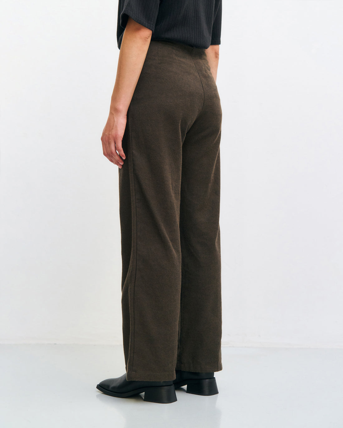 Braune Flanell-Hose aus 100% Bio-Baumwolle von Rotholz