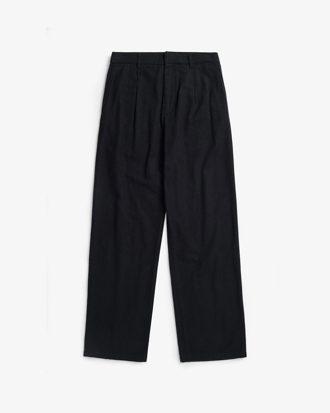 Schwarze Flanell Hose aus 100% Bio-Baumwolle von Rotholz