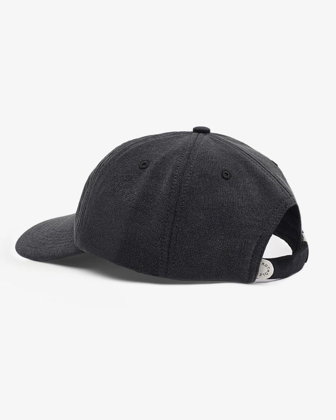Schwarzes Floppy Cap aus 100% Bio-Baumwolle von Rotholz