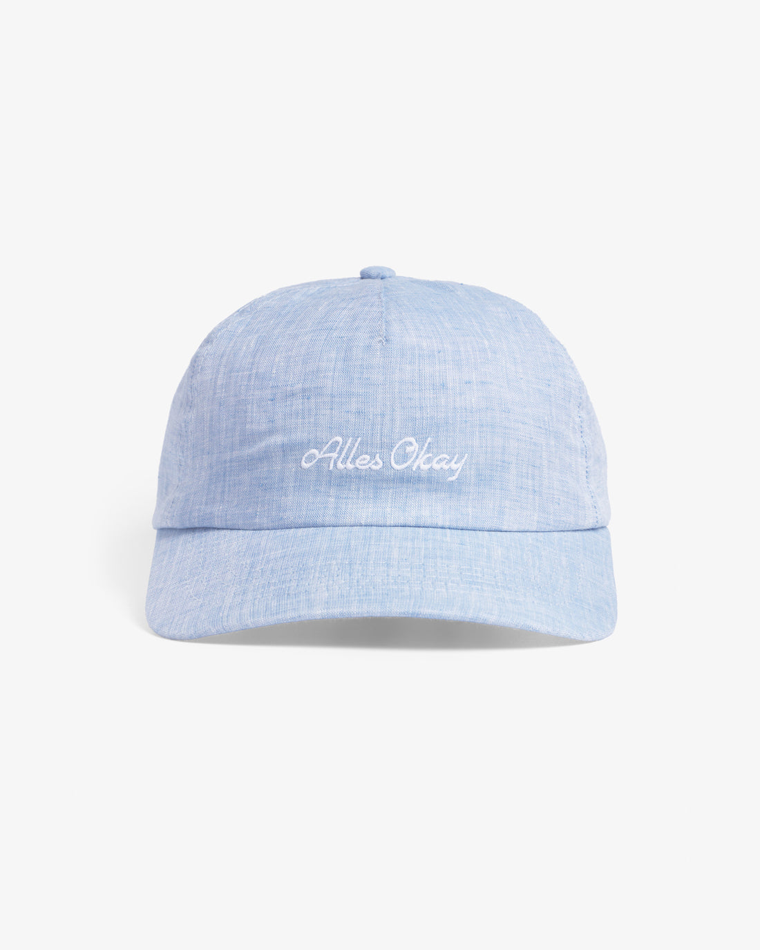 Blaue Cap Alles Okey aus 100% Bio-Baumwolle von Rotholz