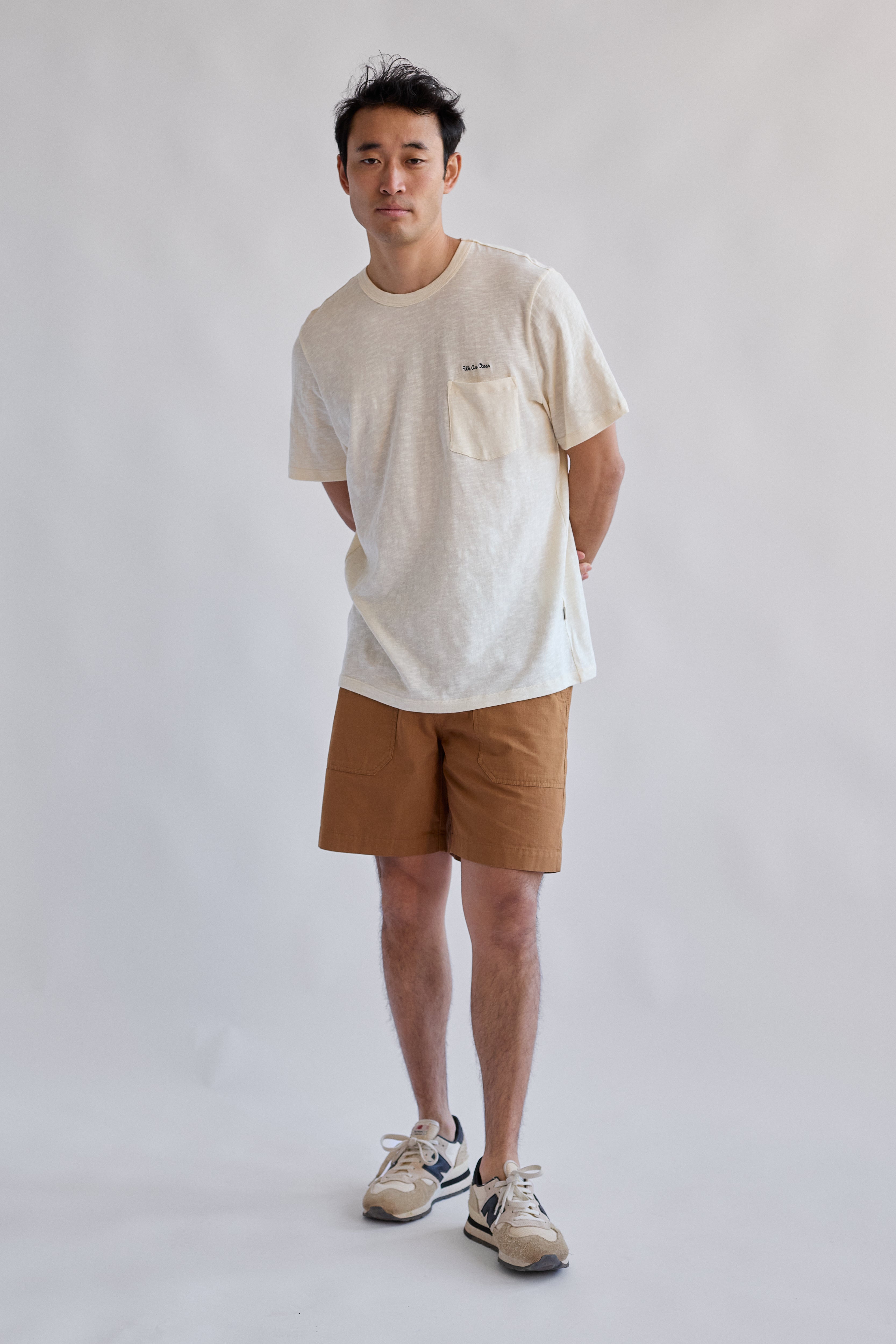 Shorts GECE in brown made of organic cotton by TWOTHIRDS