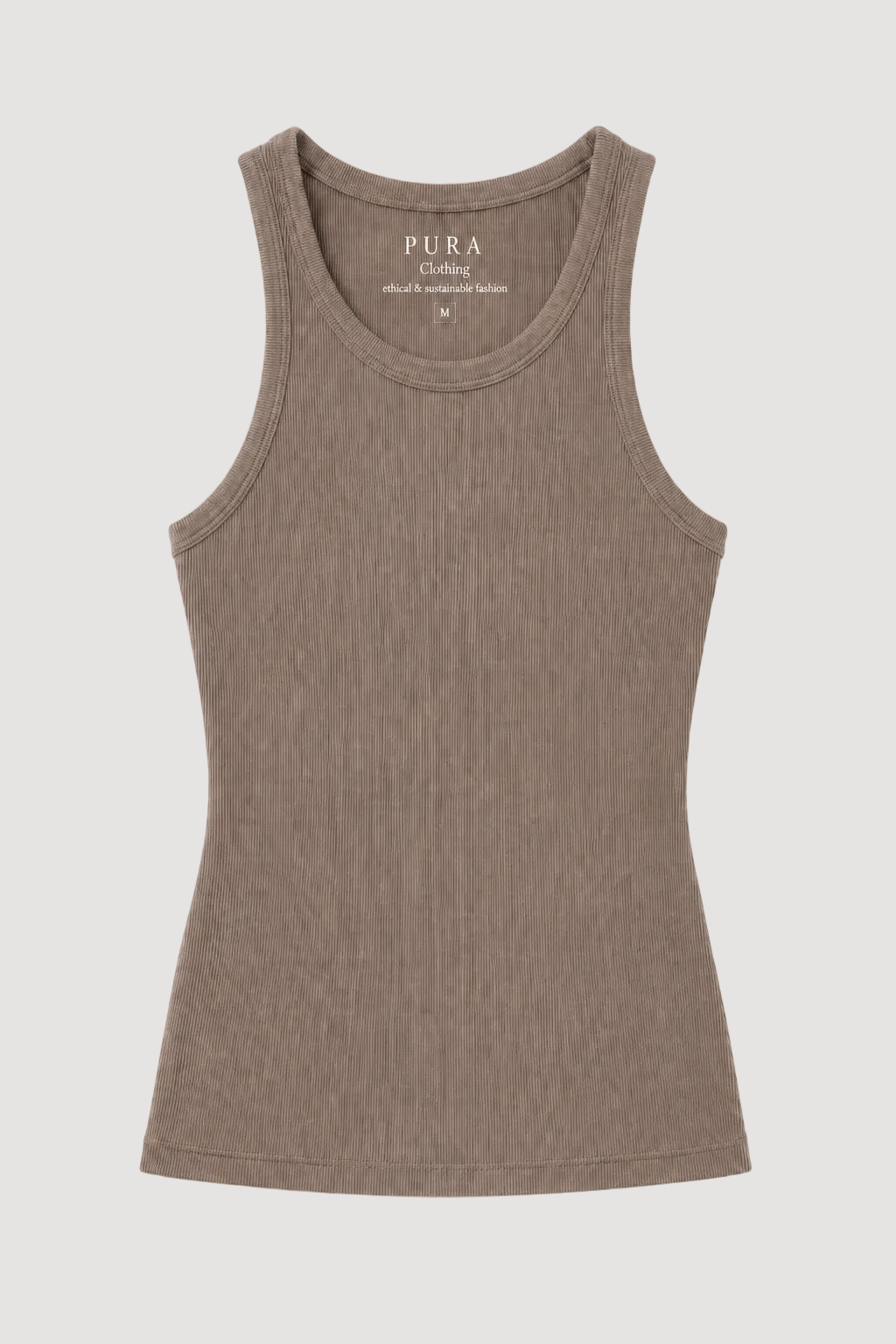 Braunes Top Hanna aus 100% Bio-Baumwolle von Pura Clothing