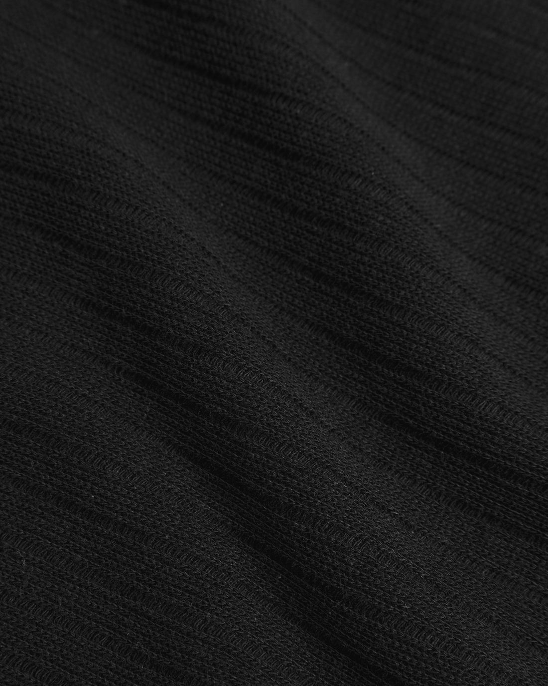 Schwarzes schweres geripptes T-Shirt aus 100% Bio-Baumwolle von Rotholz