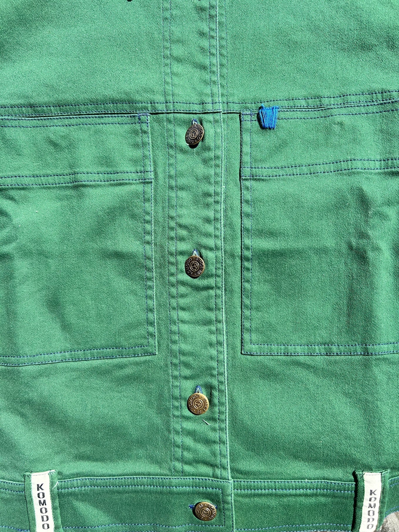 Grüne Jacke Neptune aus Baumwolle von Komodo