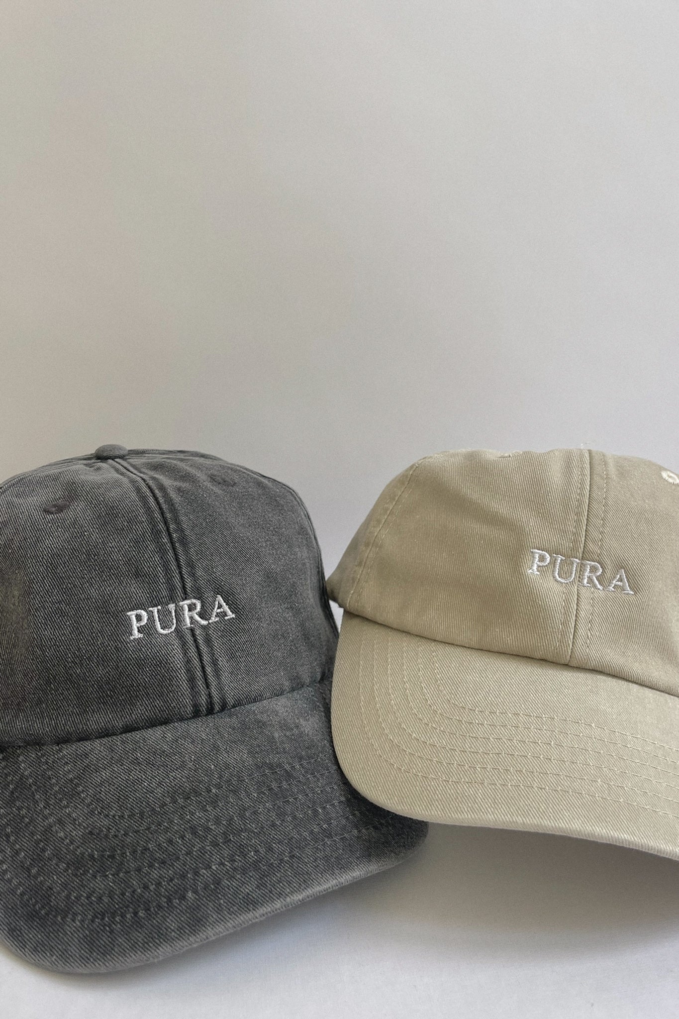 Beige cap THE PURA made of 100% organic cotton by Pura Clothing