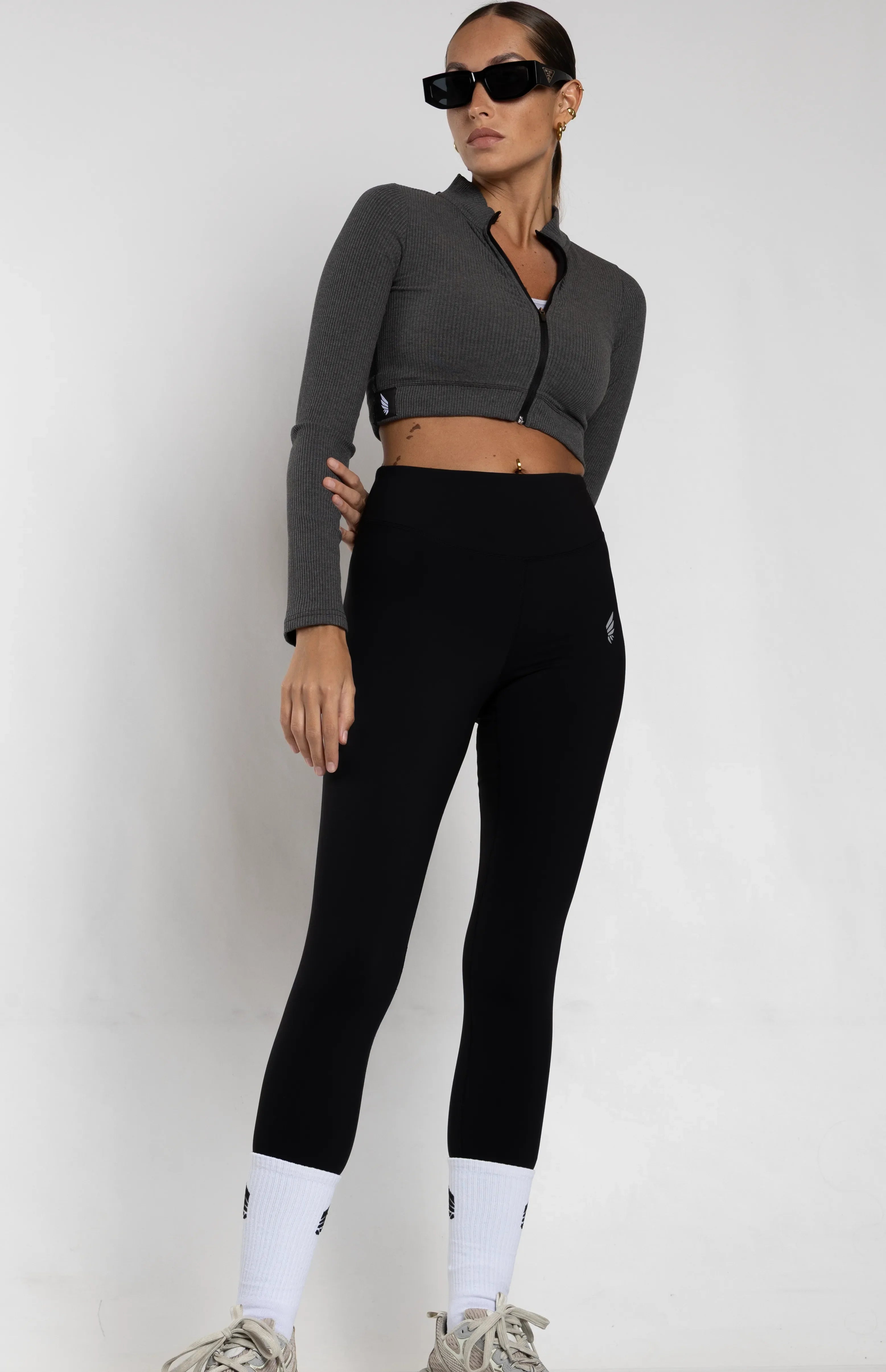 Nivays Black Pulse Everywear Recycled Polyamide Leggings