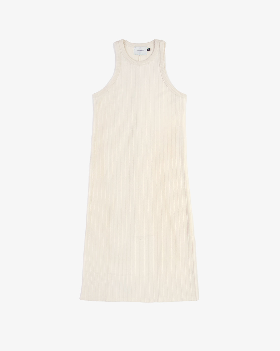 Knitted dress organic cotton - cream