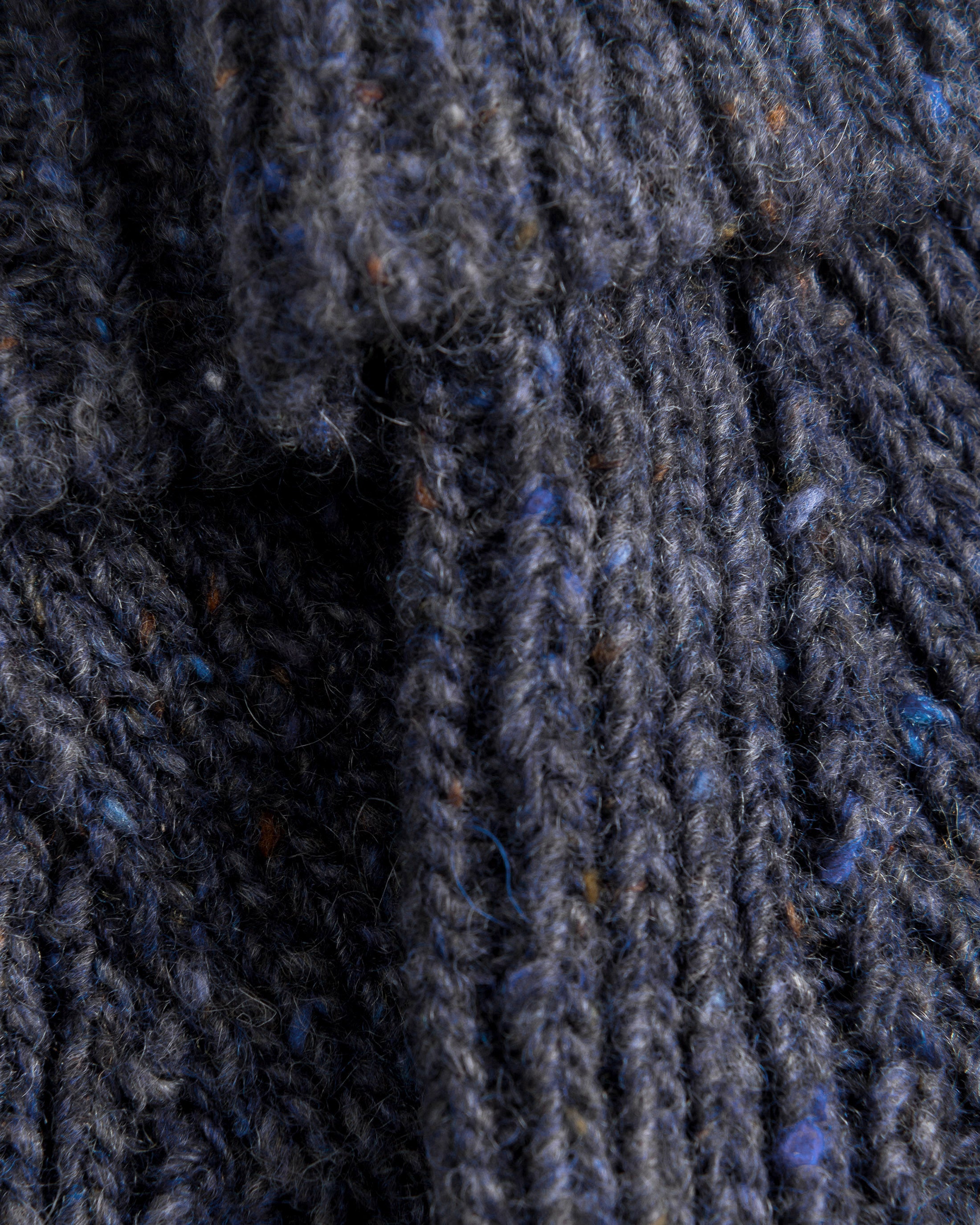 Blaue Handschuhe gestrickt aus Merinowolle von Rotholz