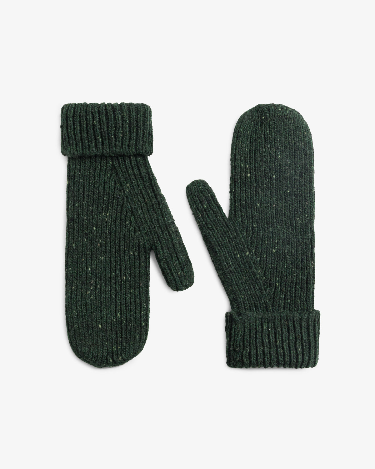 Grüne Handschuhe gestrickt aus Merinowolle von Rotholz