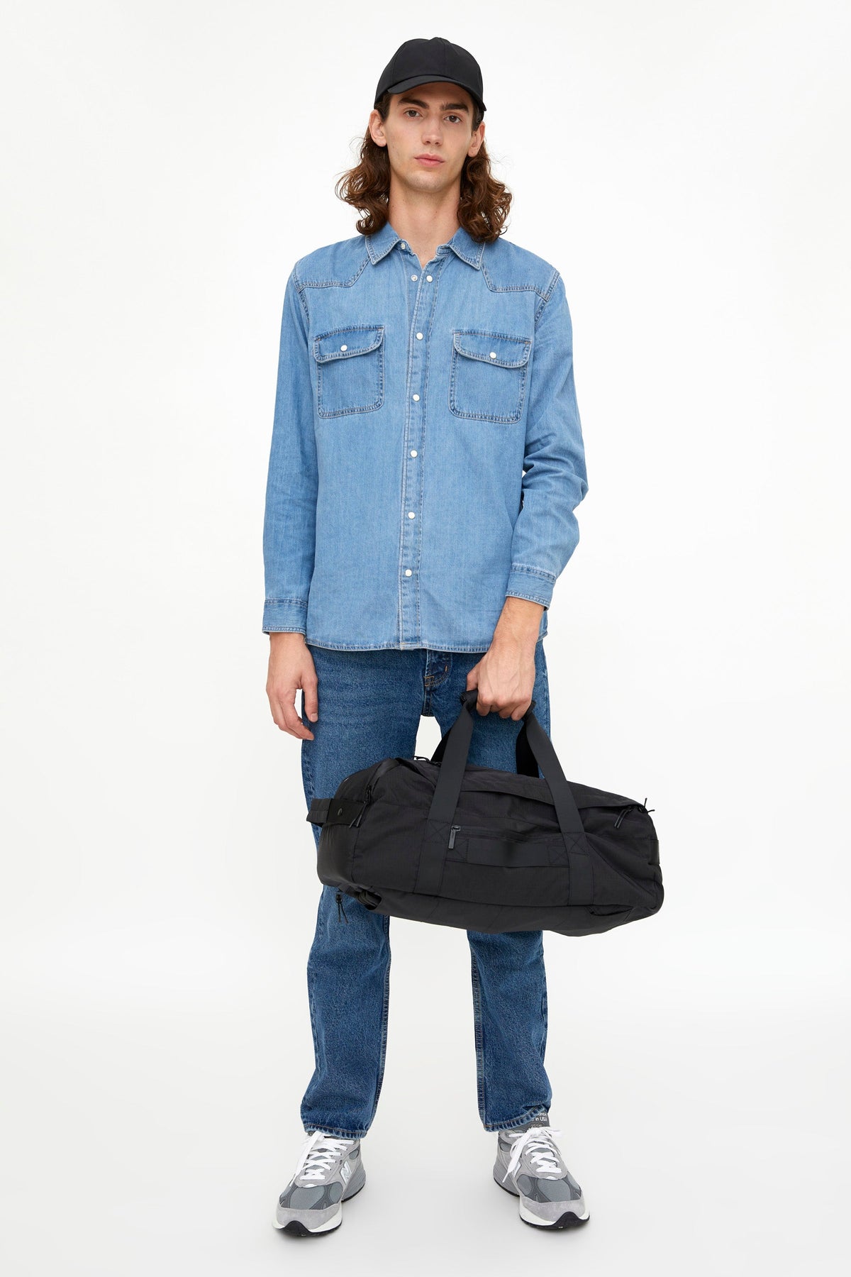 Sac à dos de voyage noir Wanderer Vandra en PET recyclé de Lefrik