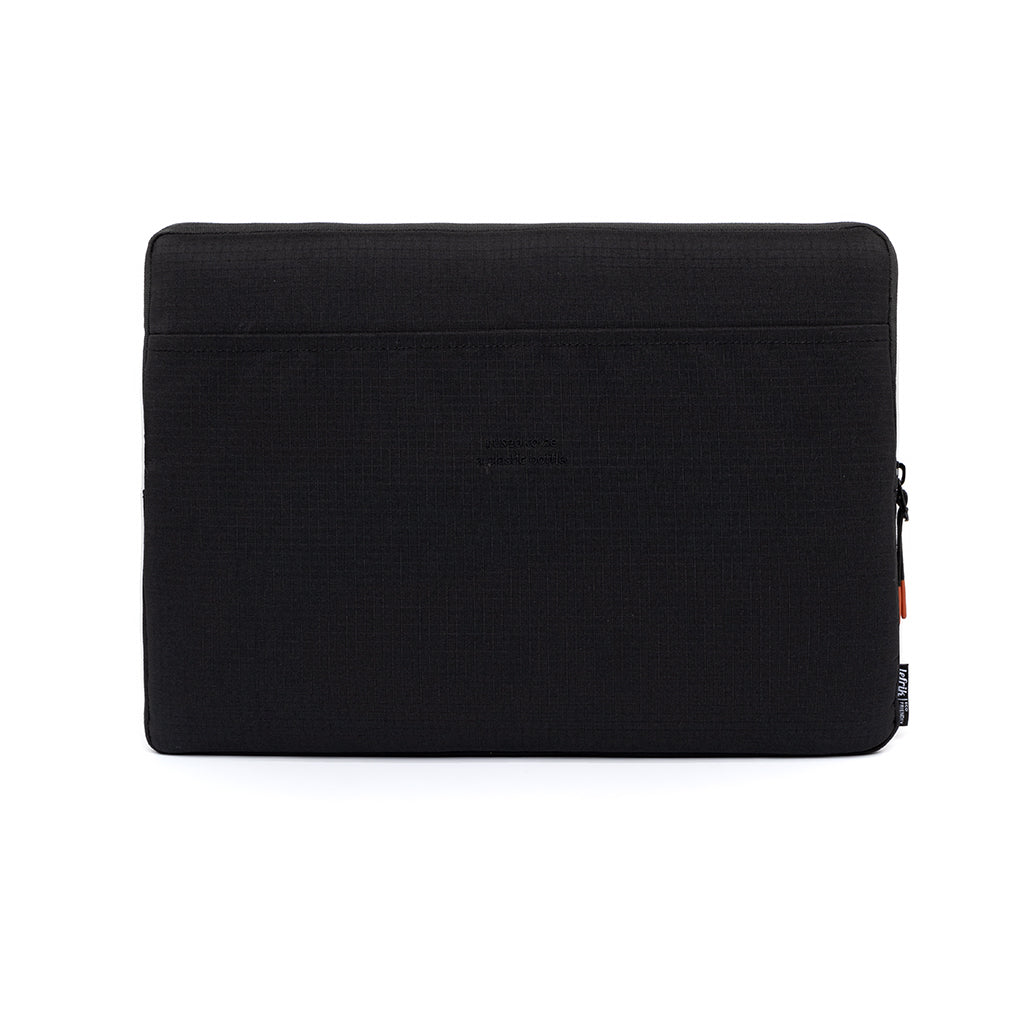 Black Vandra laptop bag made from recycled PET from Lefrik