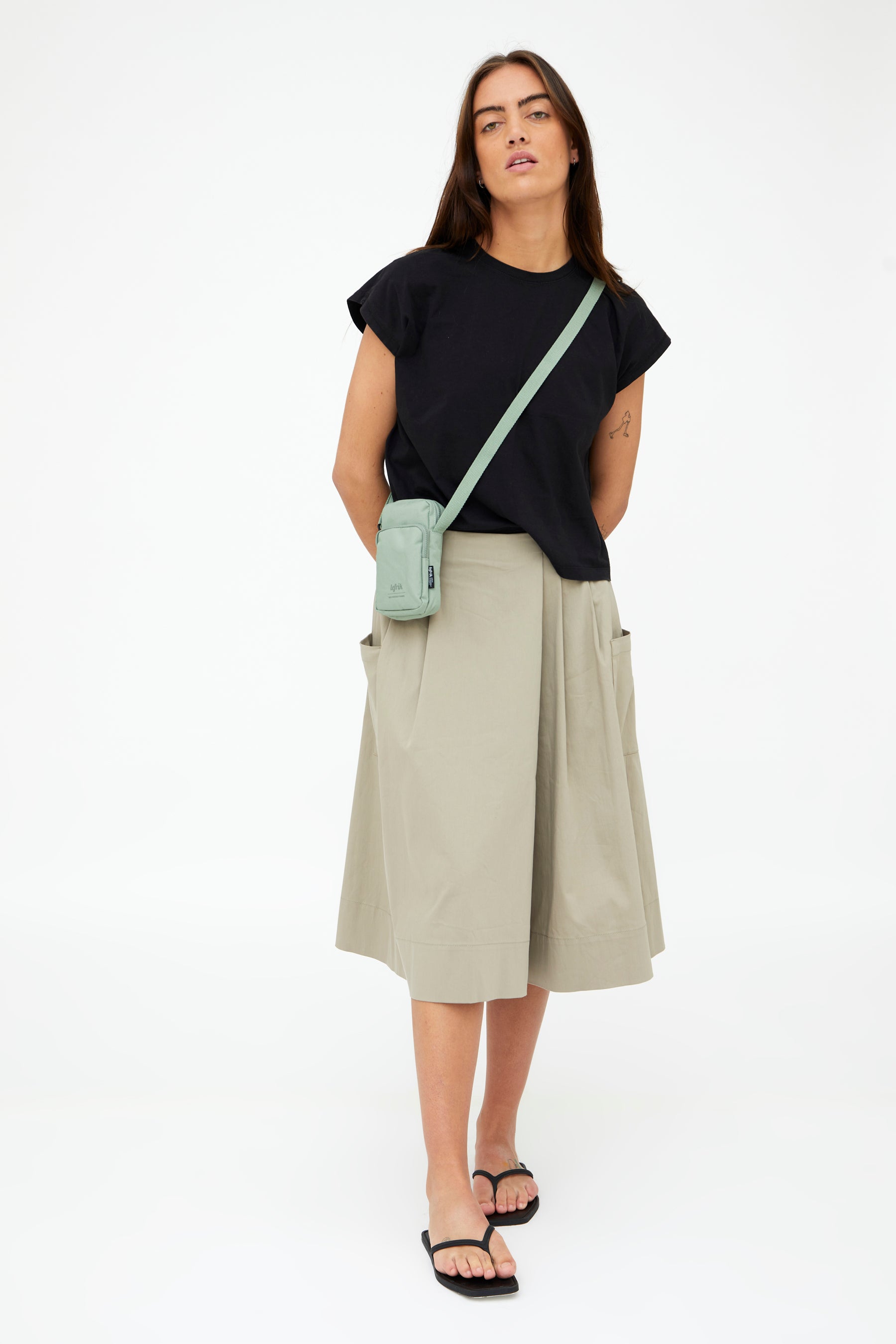 Light green Amsterdam Vandra shoulder bag made from recycled PET by Lefrik