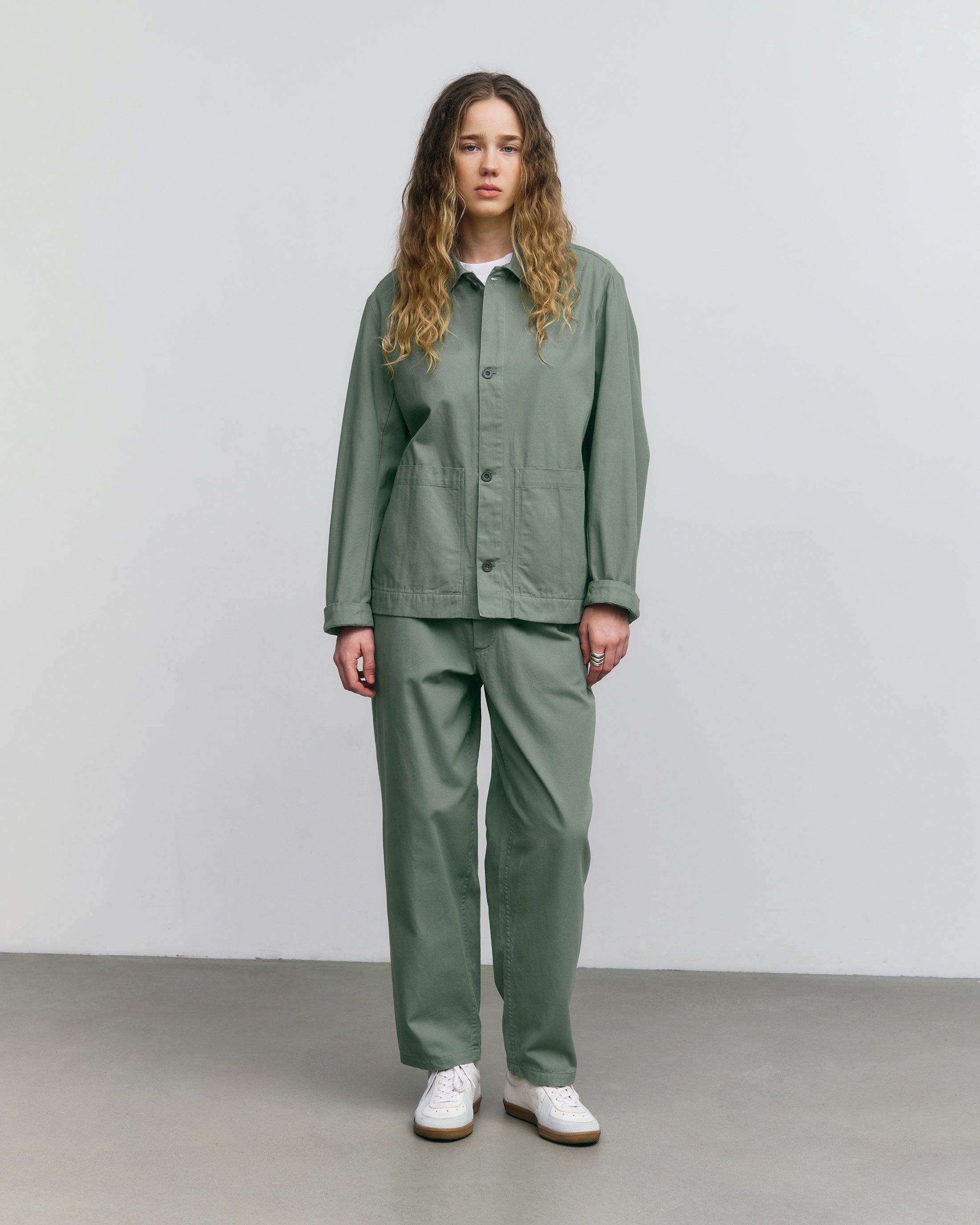 Grüne Jacke Workwear aus Bio-Baumwolle von Rotholz