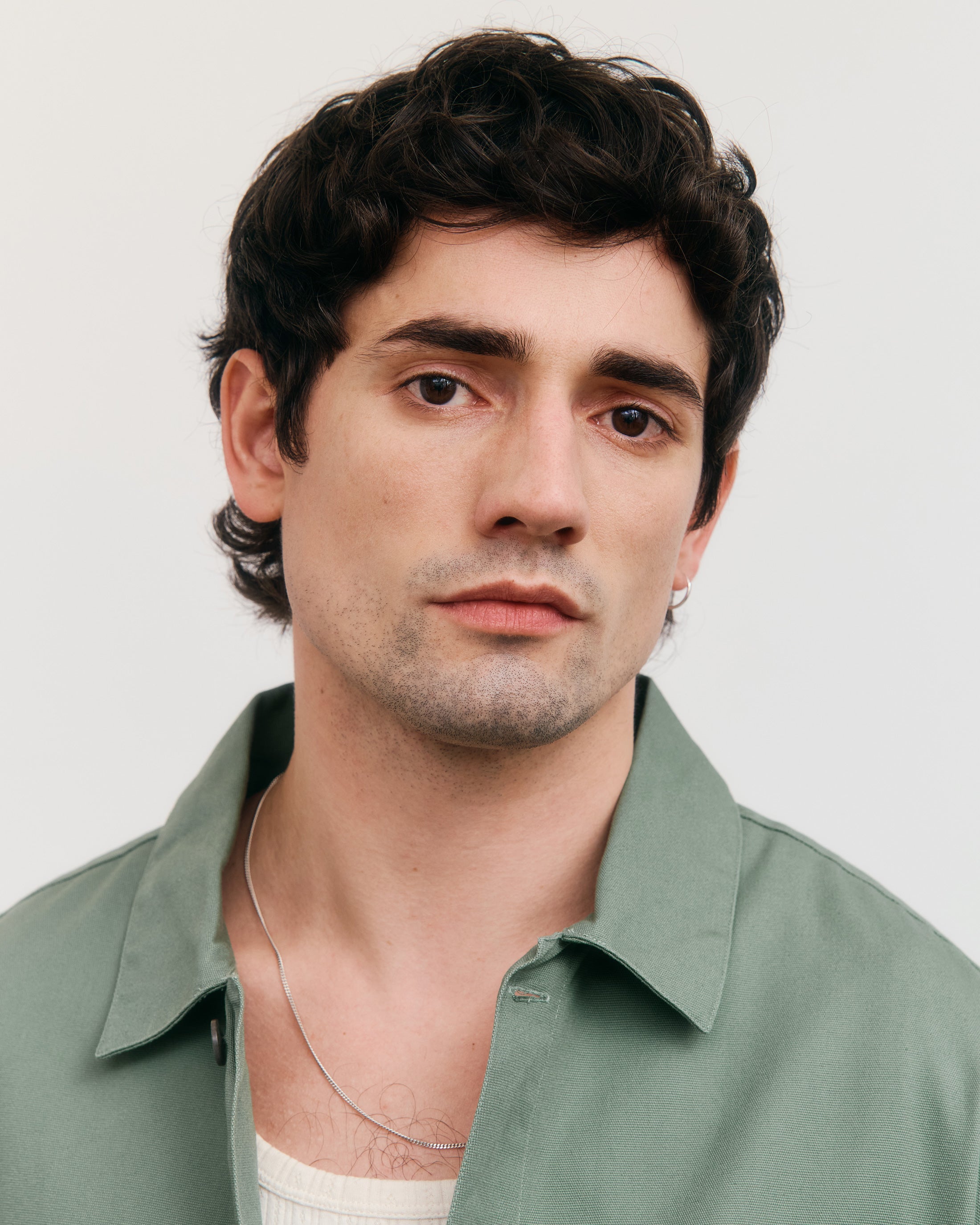 Veste de travail verte en coton biologique de Rotholz