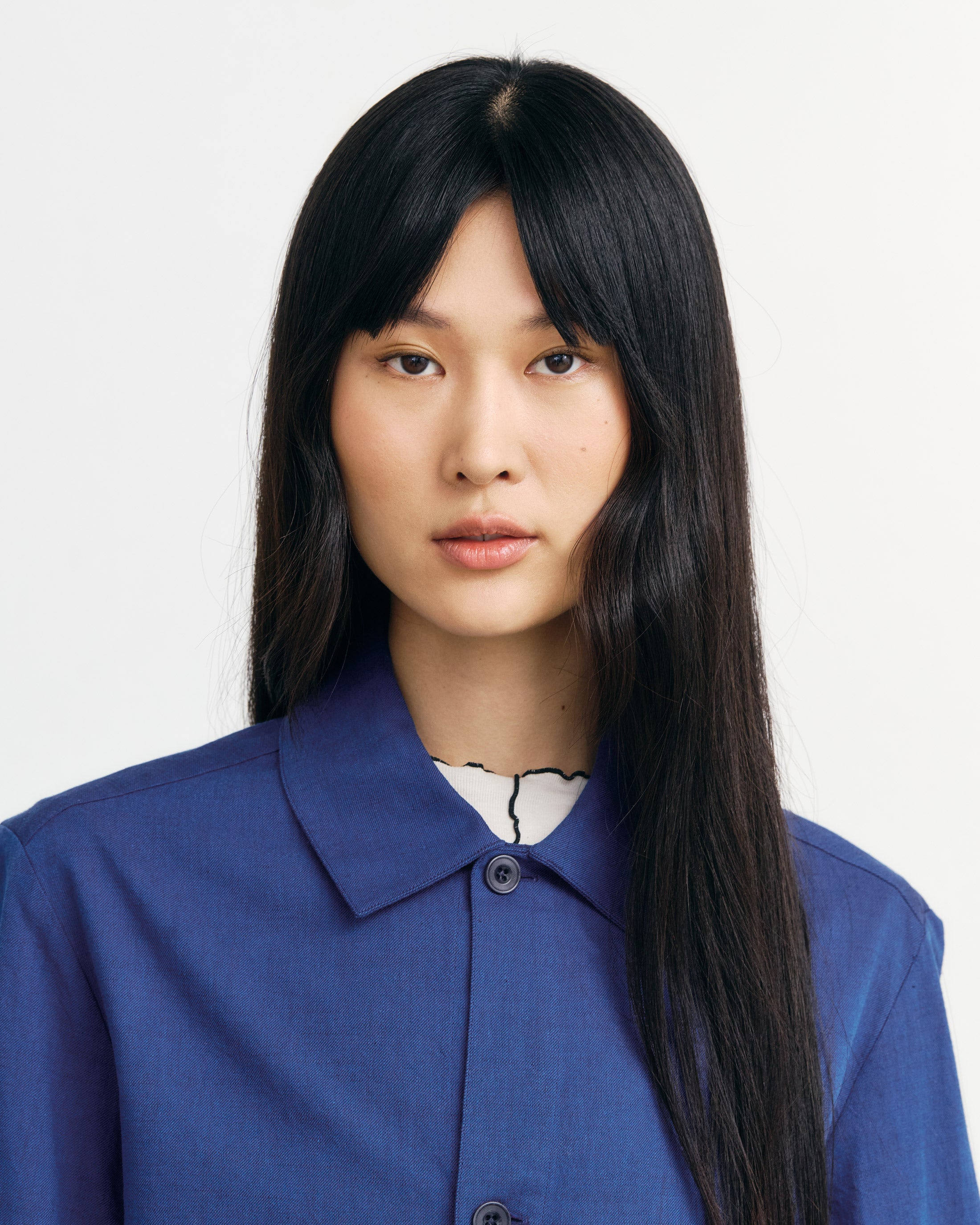 Veste de travail bleue en coton biologique de Rotholz