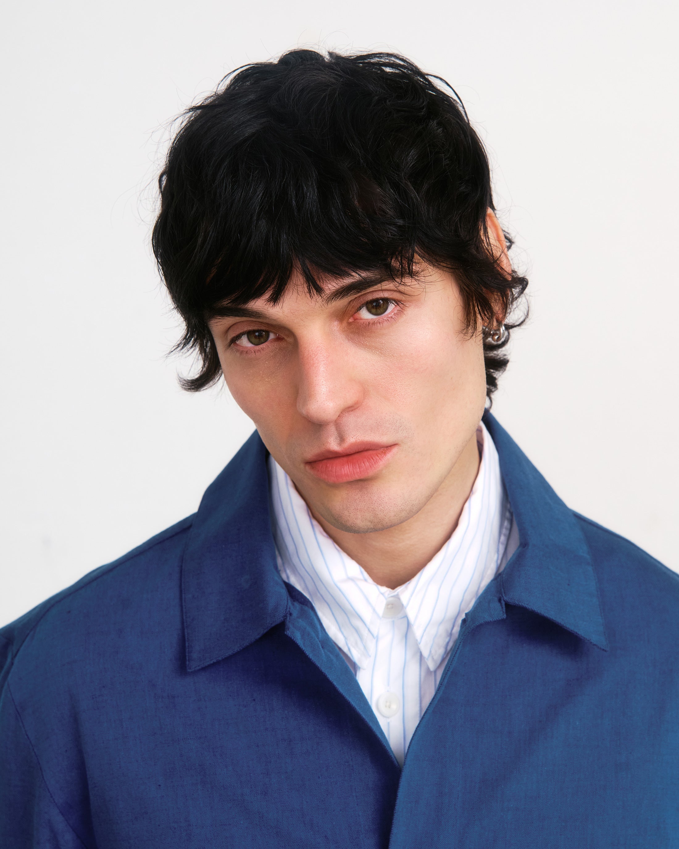 Veste de travail bleue en coton biologique de Rotholz