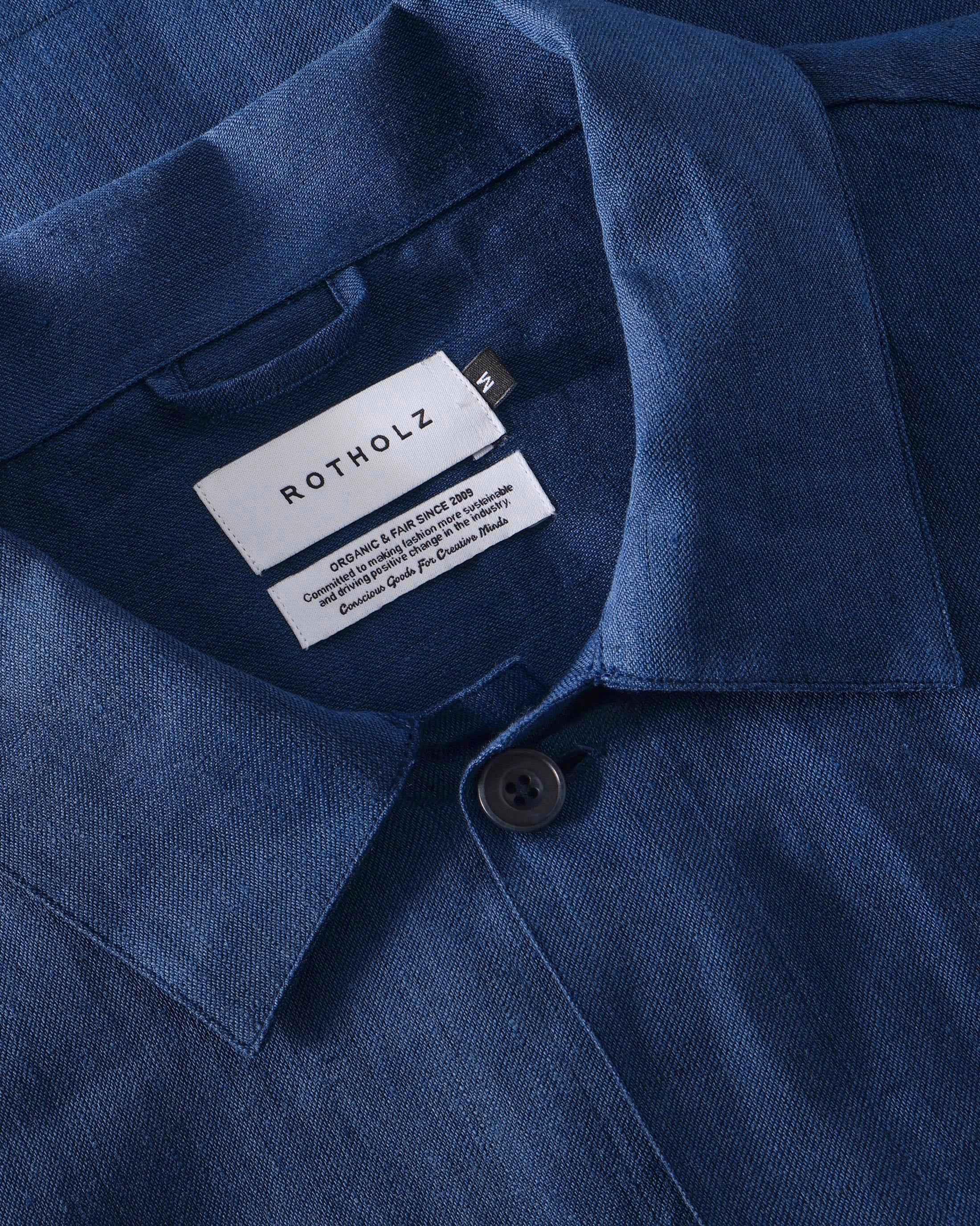 Blaue Jacke Workwear aus Bio-Baumwolle von Rotholz