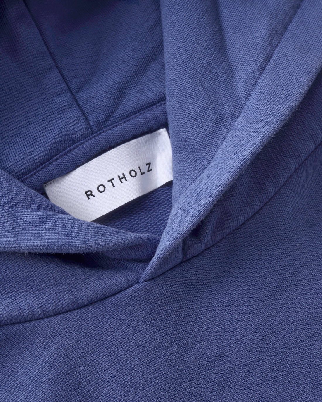 Hellblauer Hoodie aus 100% Bio-Baumwolle von Rotholz