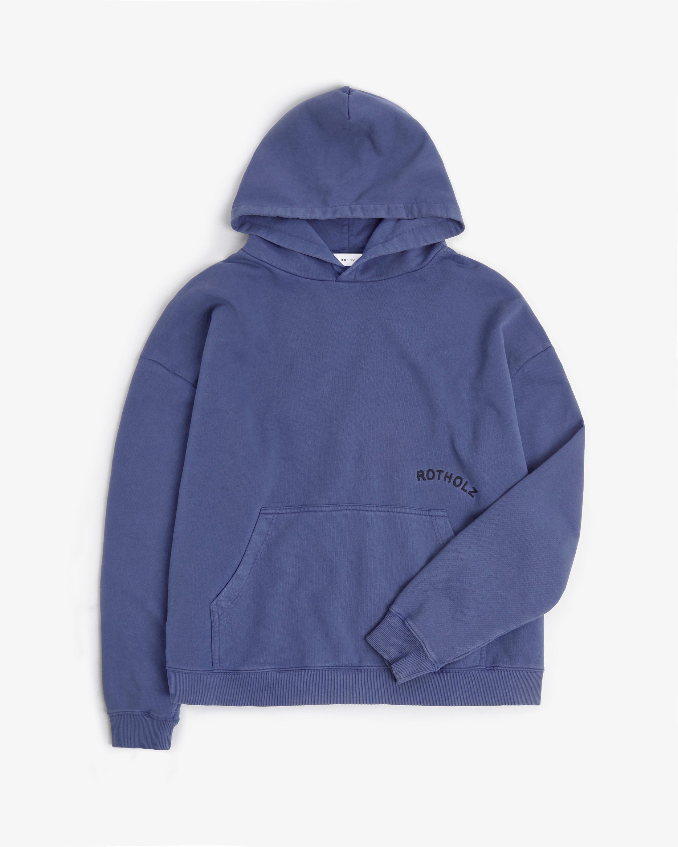 Hellblauer Hoodie aus 100% Bio-Baumwolle von Rotholz