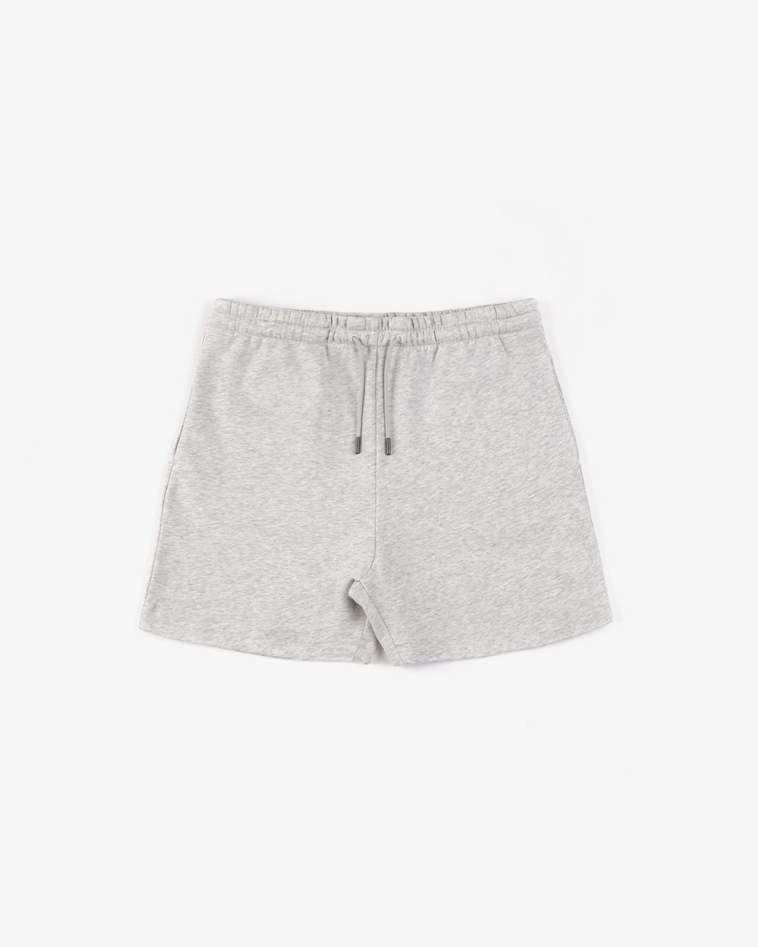 Hell-graue Sweatshorts Logo aus Bio-Baumwolle von Rotholz