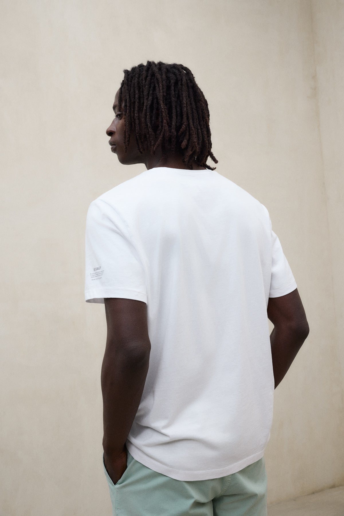 T-shirt made of recycled cotton by ECOALF in white