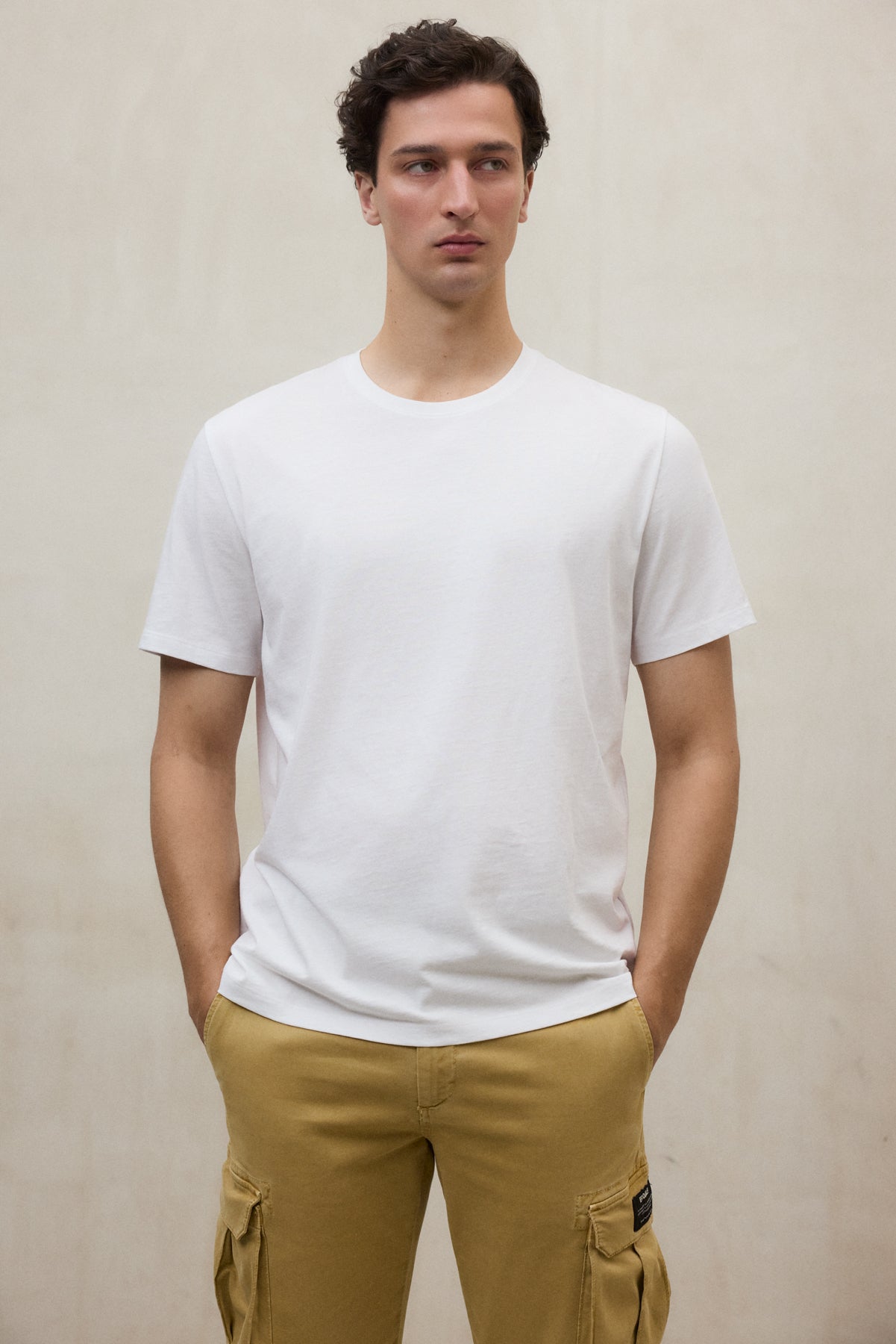 T-Shirt aus recycleter Baumwolle von ECOALF in weiss