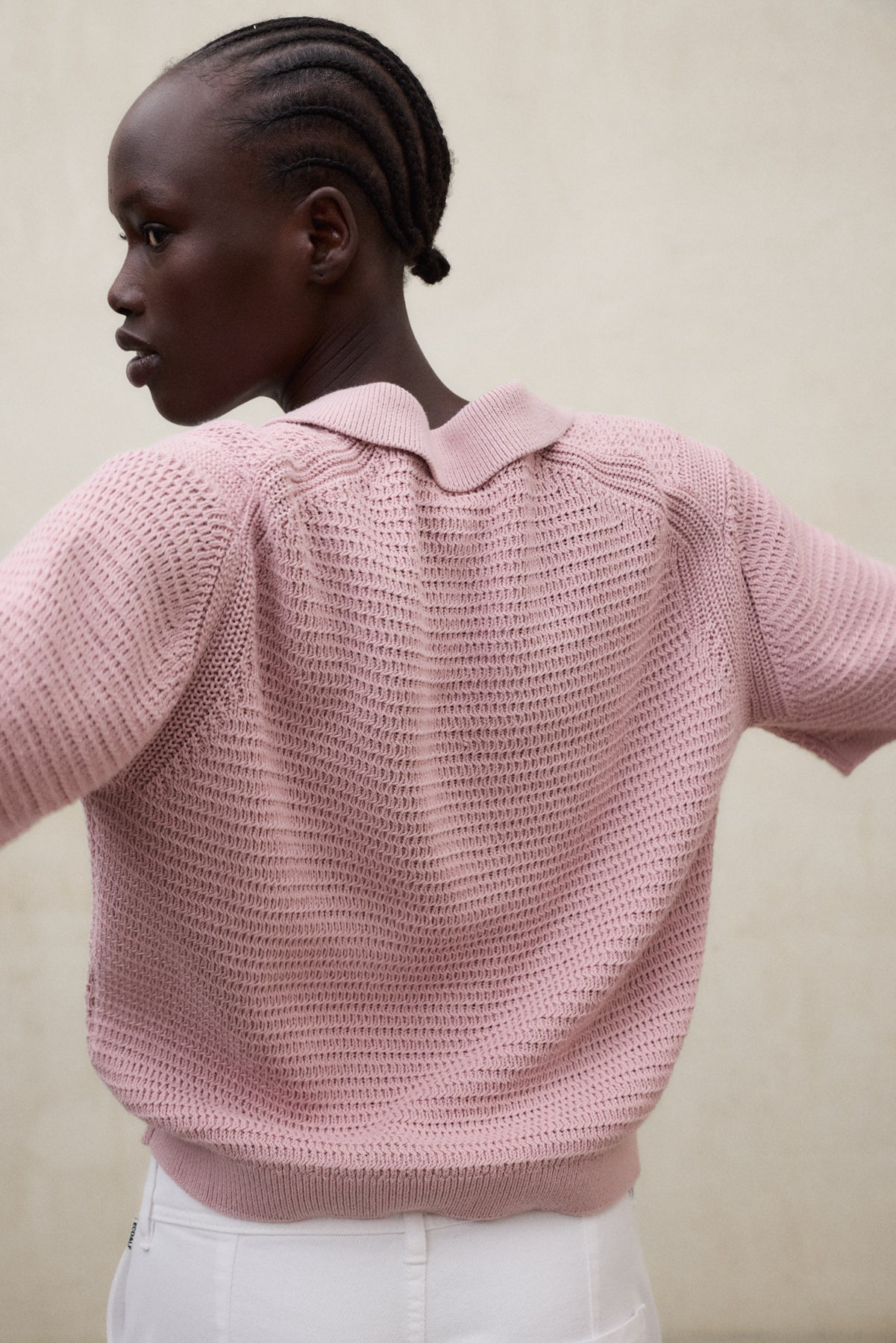 Organic cotton and Tencel™ knit sweater from ECOALF in beige