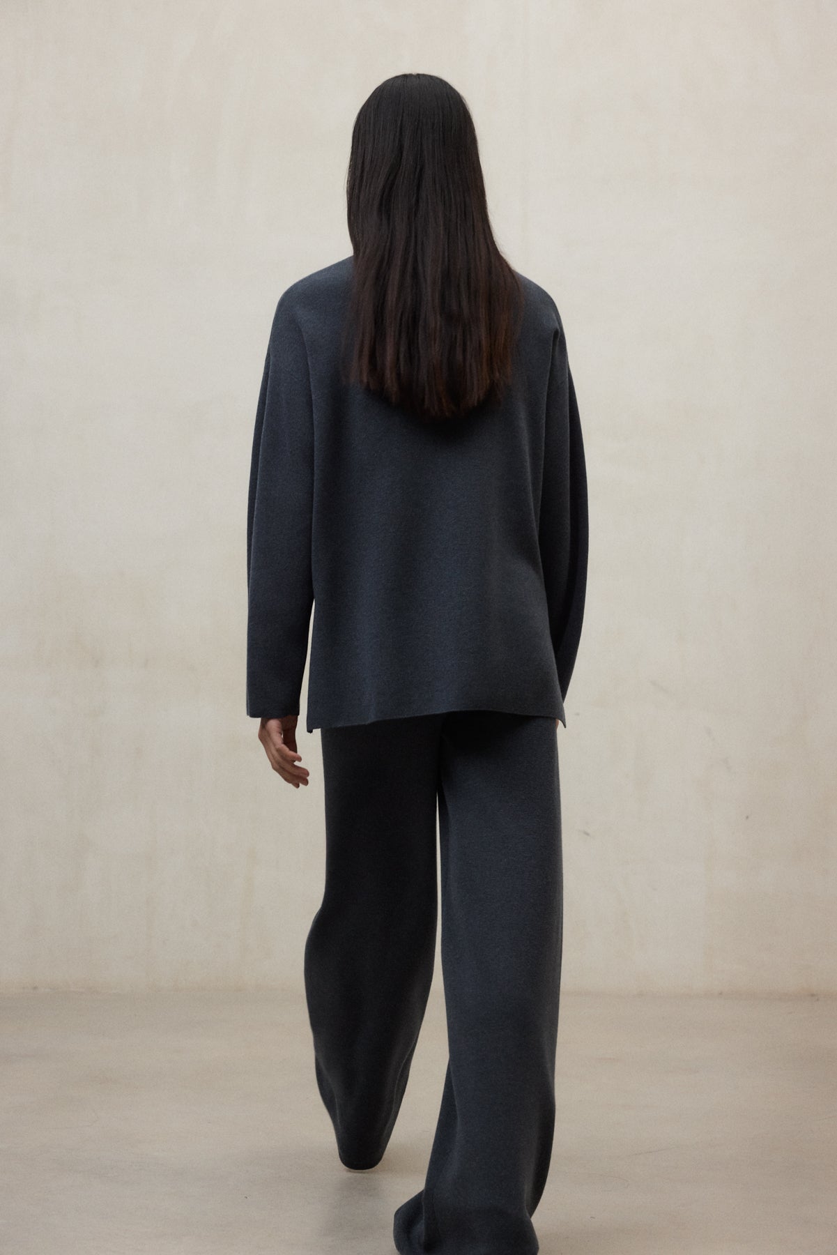 Strickpullover aus Bio Baumwolle und Tencel™ von ECOALF in dunkelblau