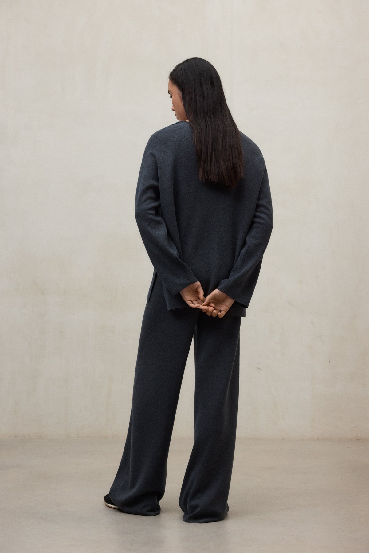 Strickpullover aus Bio Baumwolle und Tencel™ von ECOALF in dunkelblau