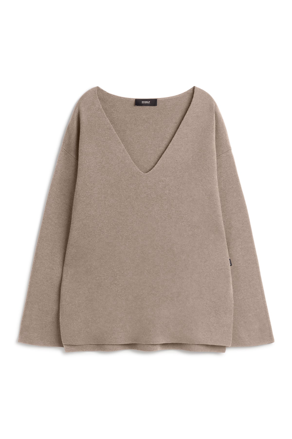Strickpullover aus Bio Baumwolle und Tencel™ von ECOALF in beige
