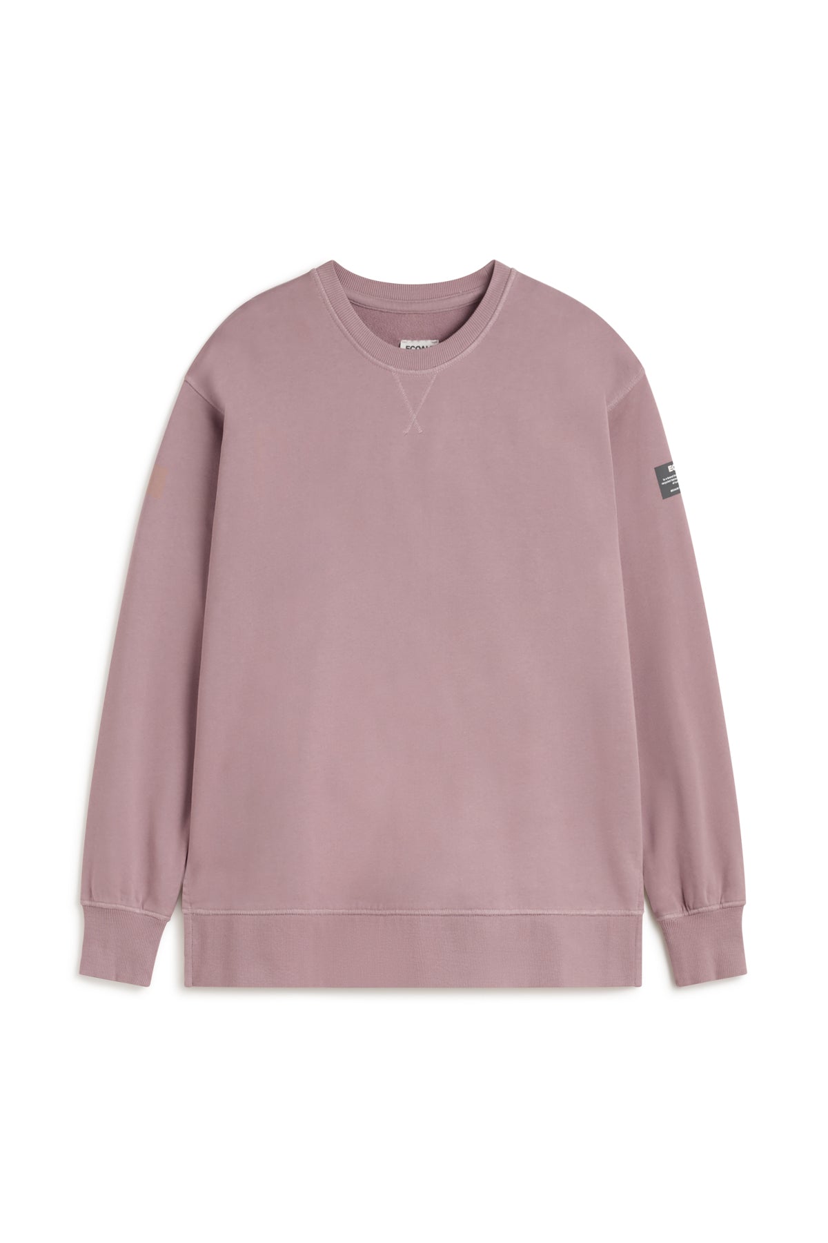 Sweatshirt mit Print aus 100% recyleter und Bio-Baumwolle von ECOALF in rosé