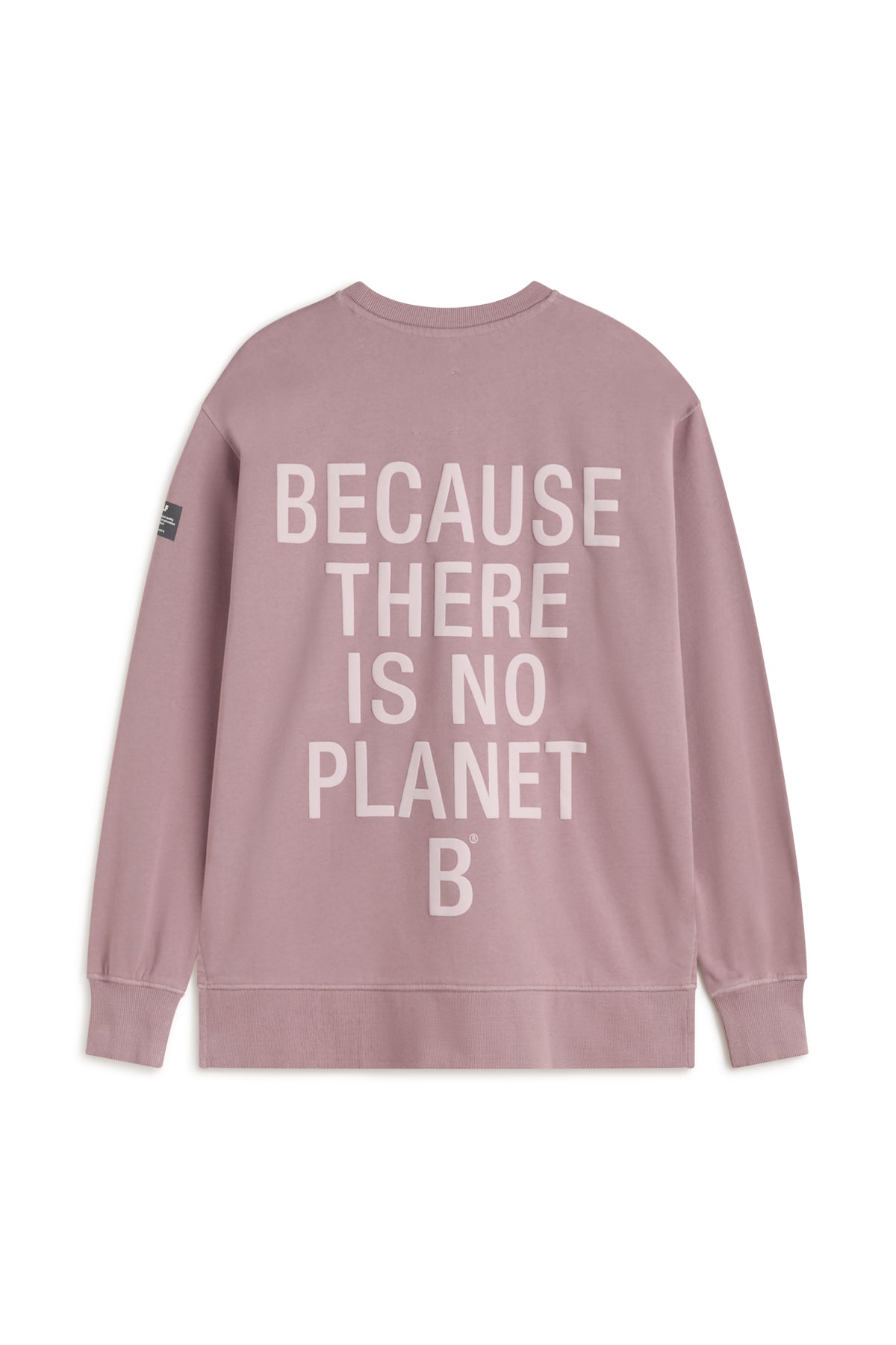 Sweatshirt mit Print aus 100% recyleter und Bio-Baumwolle von ECOALF in rosé