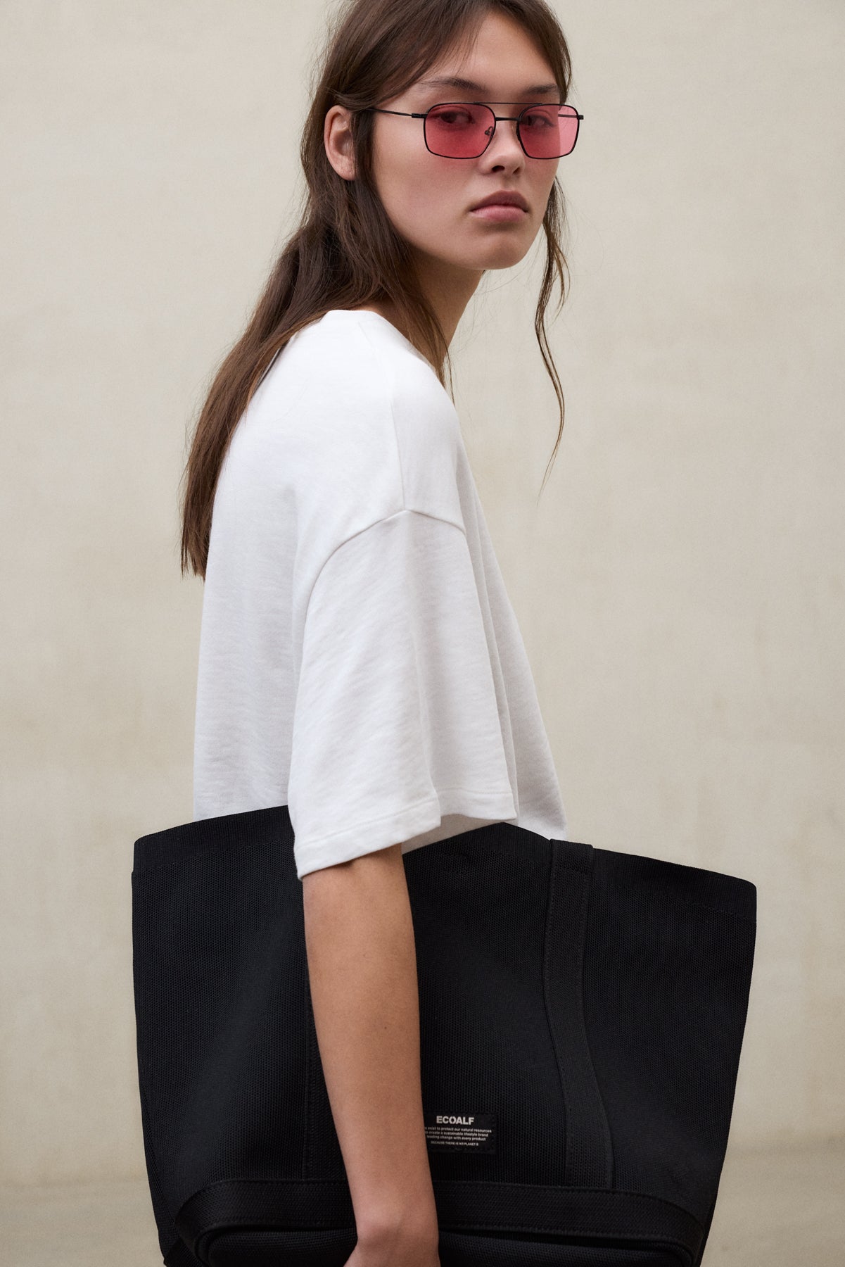 Organic cotton and Tencel™ knit sweater from ECOALF in beige