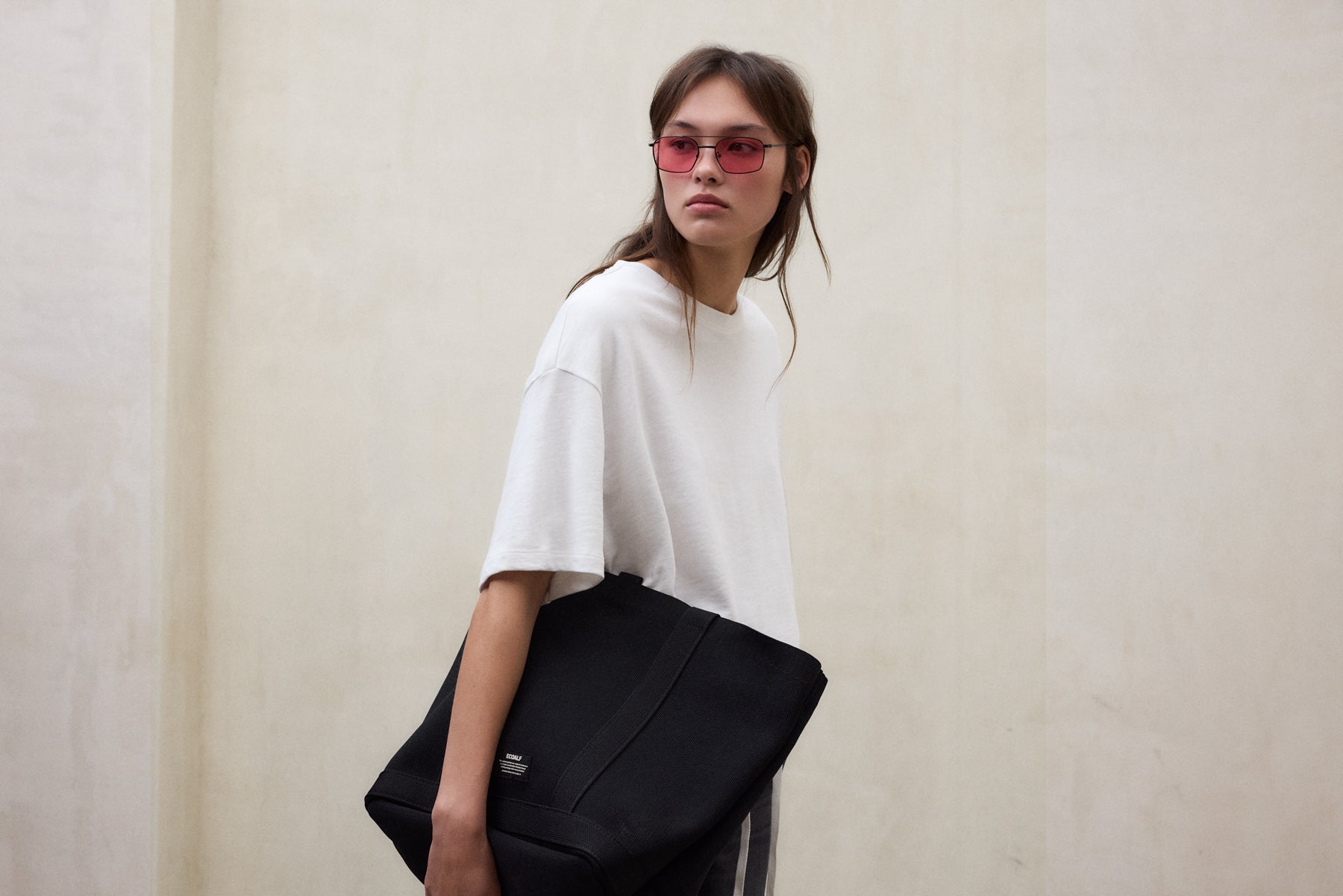 Organic cotton and Tencel™ knit sweater from ECOALF in beige