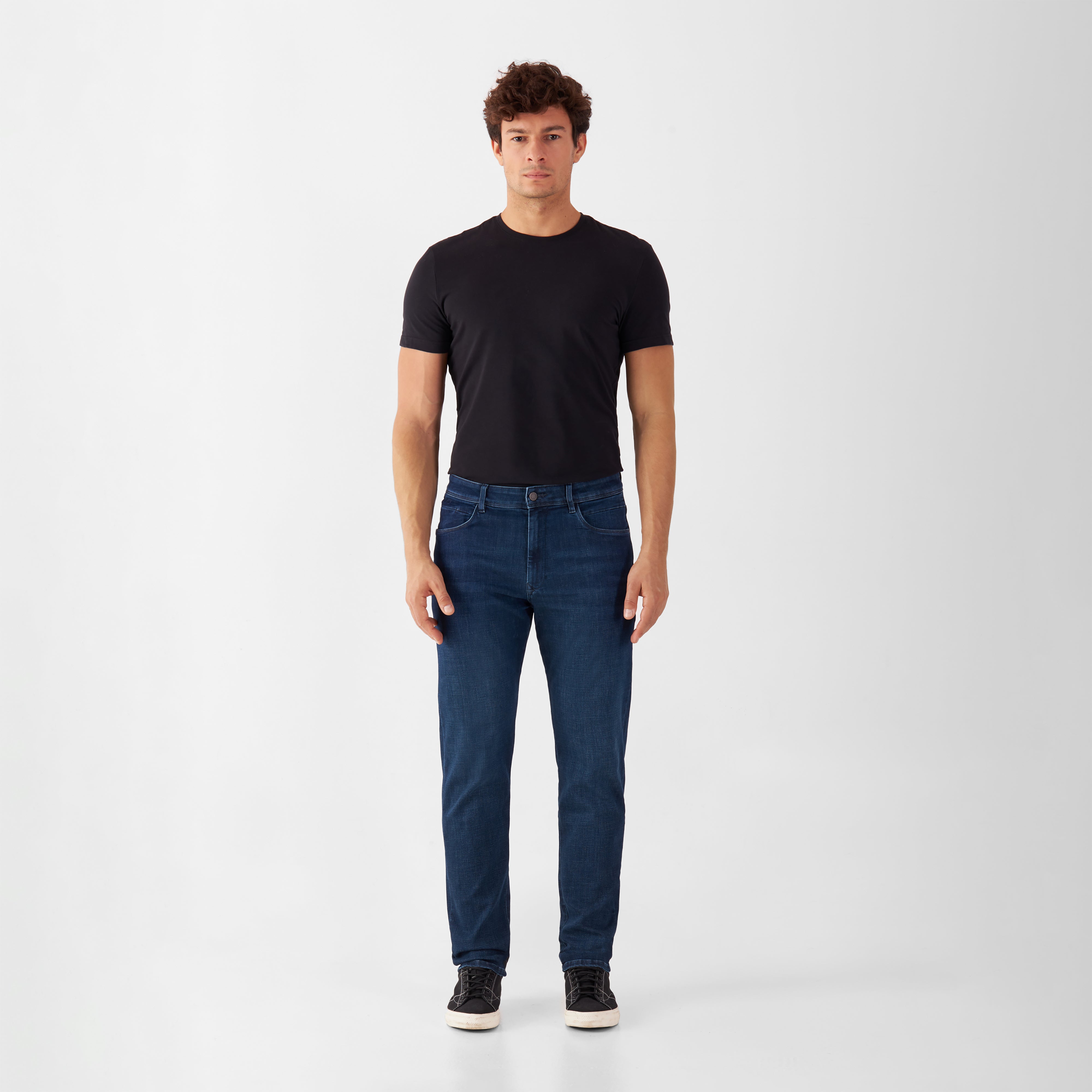 Dunkelblaue Jeans MORROW aus Bio-Baumwolle von Dawn Denim