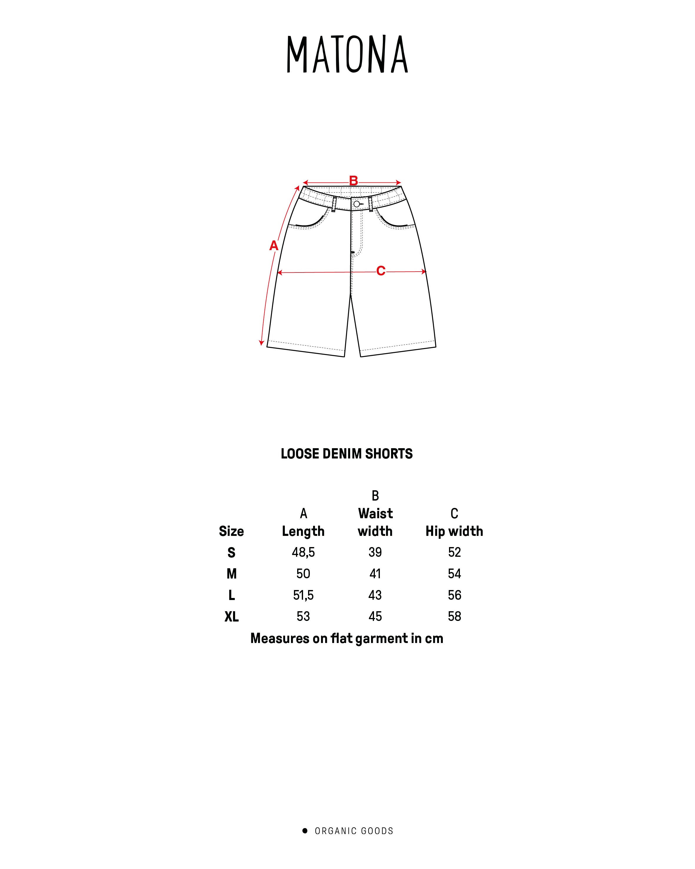 Blaue Shorts aus 100% Bio-Baumwolle von Mantona