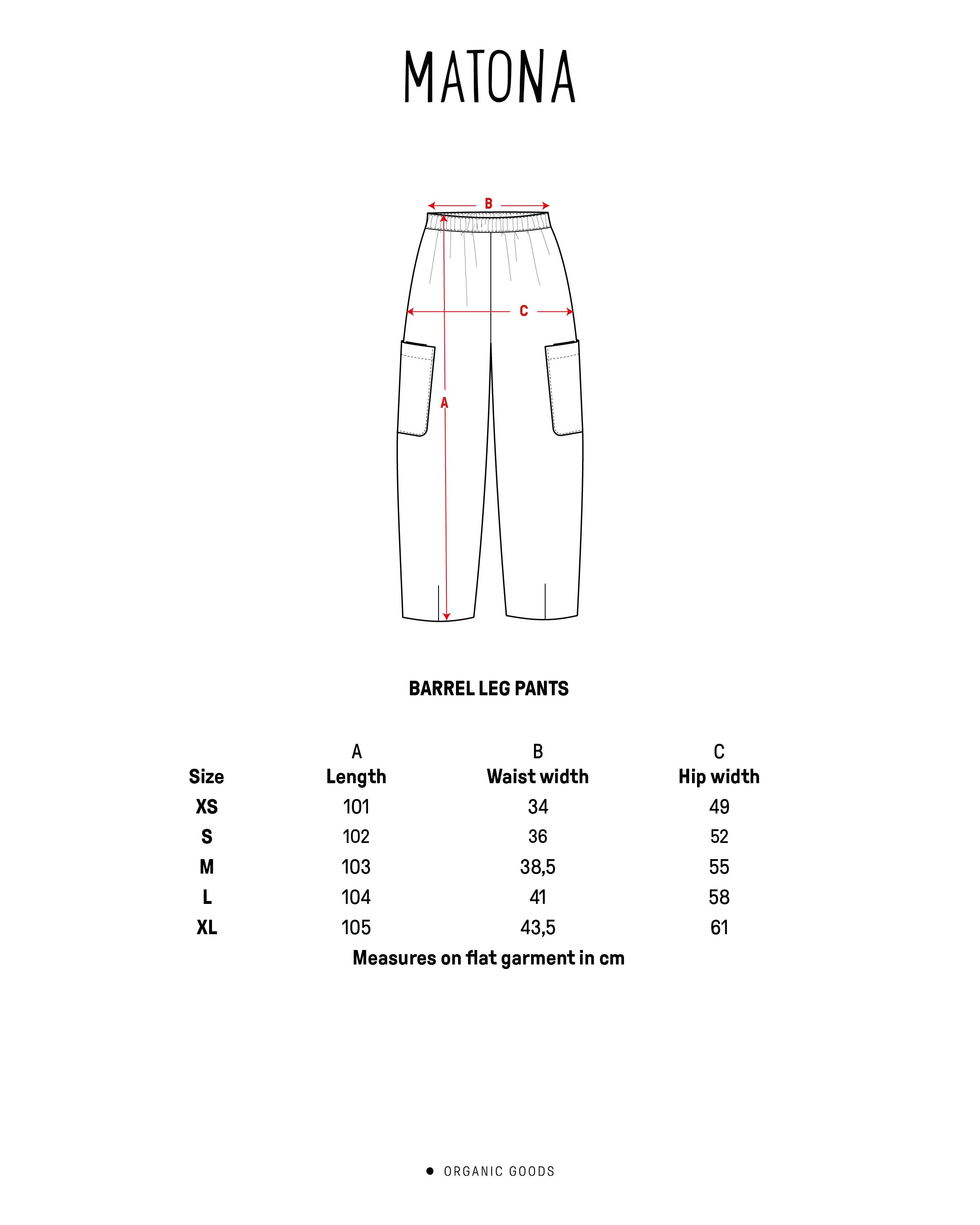 Gestreifte Hose aus 100% Leinen von Matona
