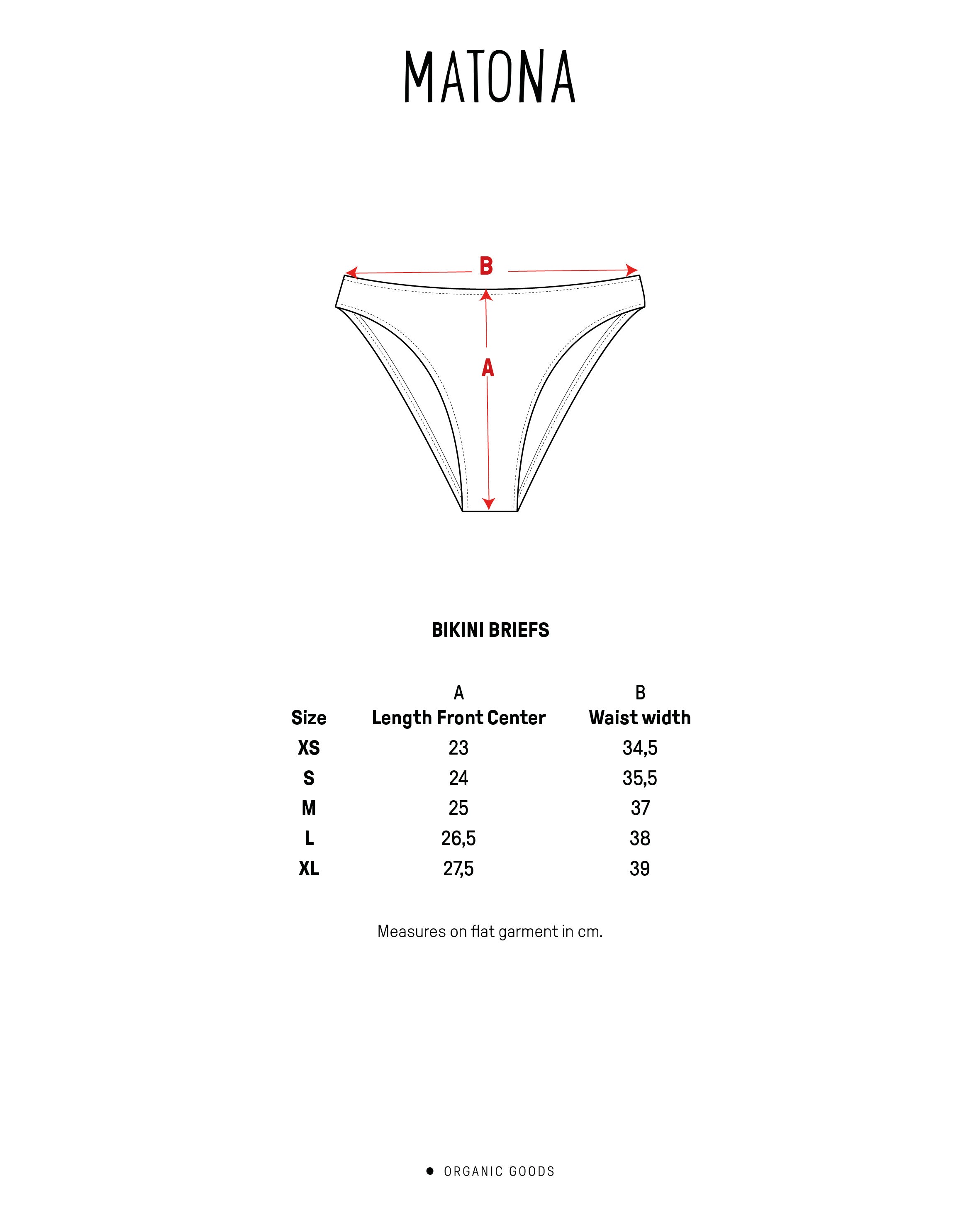Bas de bikini violet en Econyl durable de Matona