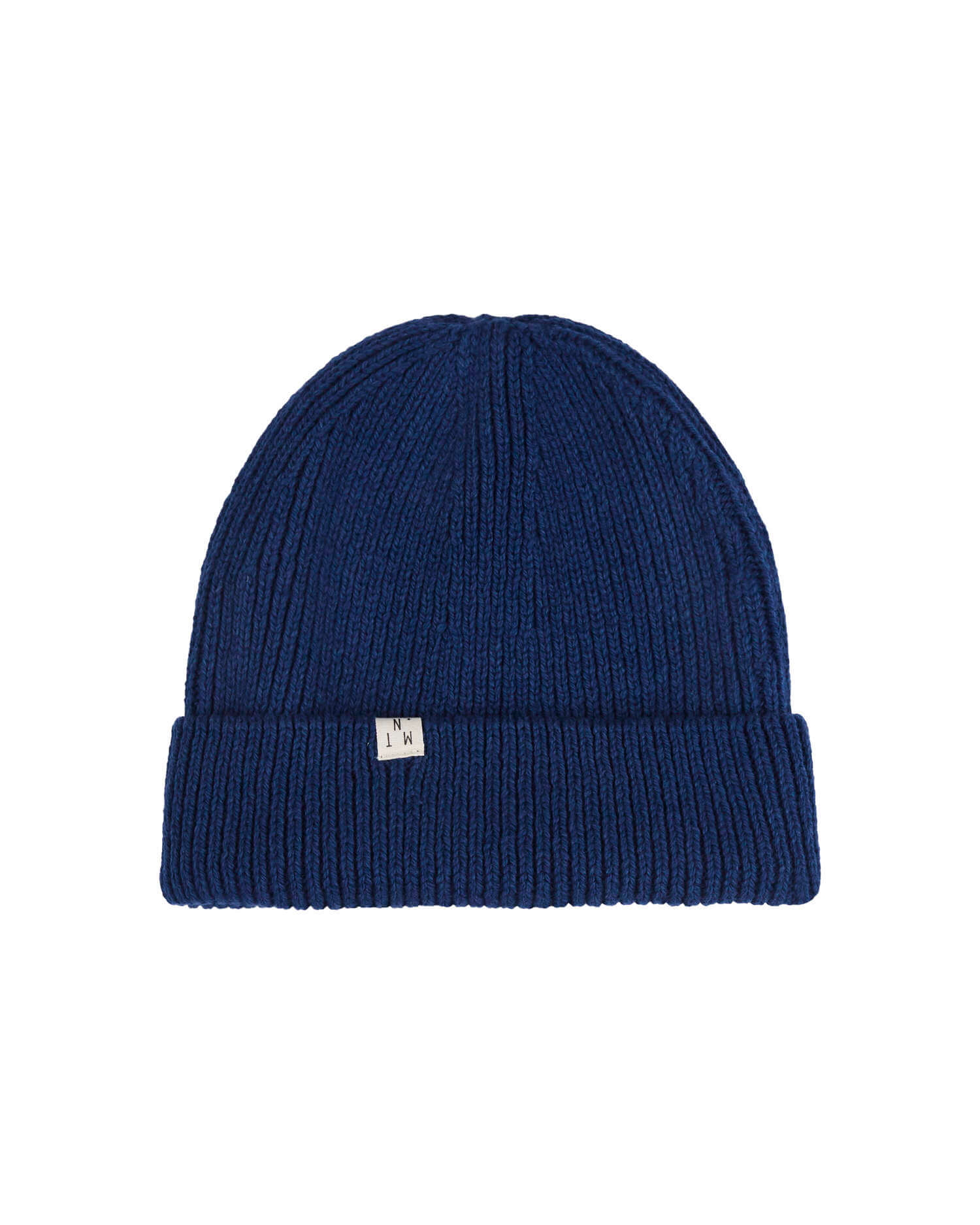 Dark blue hat made of organic cotton &amp; merino wool by Matona