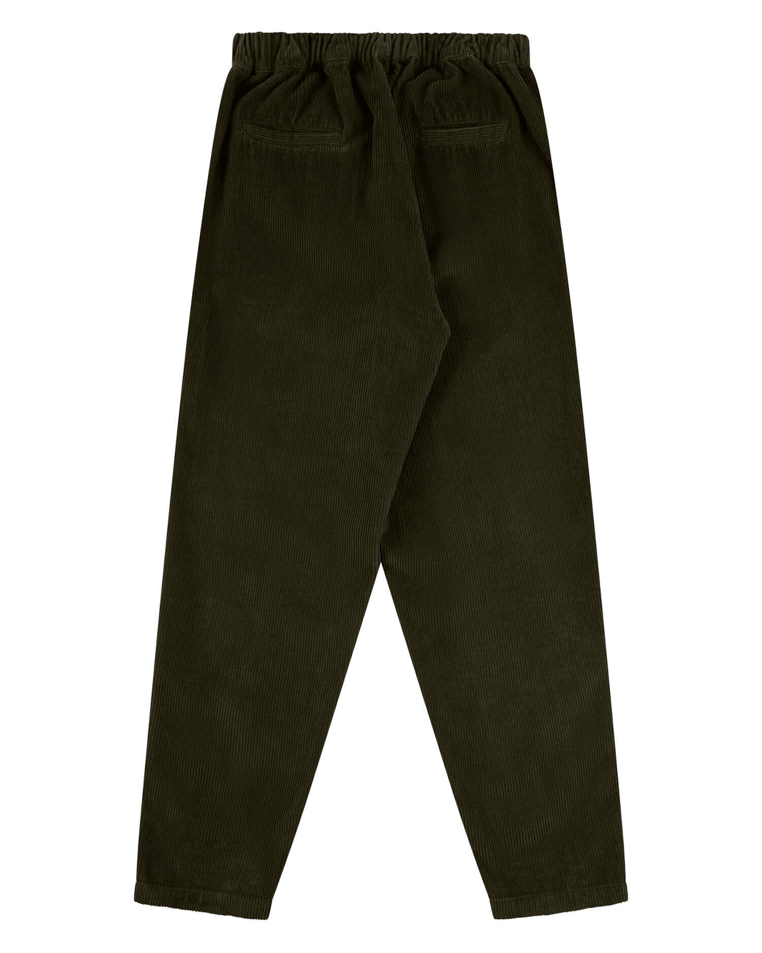 Dunkelbraune Cord-Chino aus 100% Bio-Baumwolle von Matona