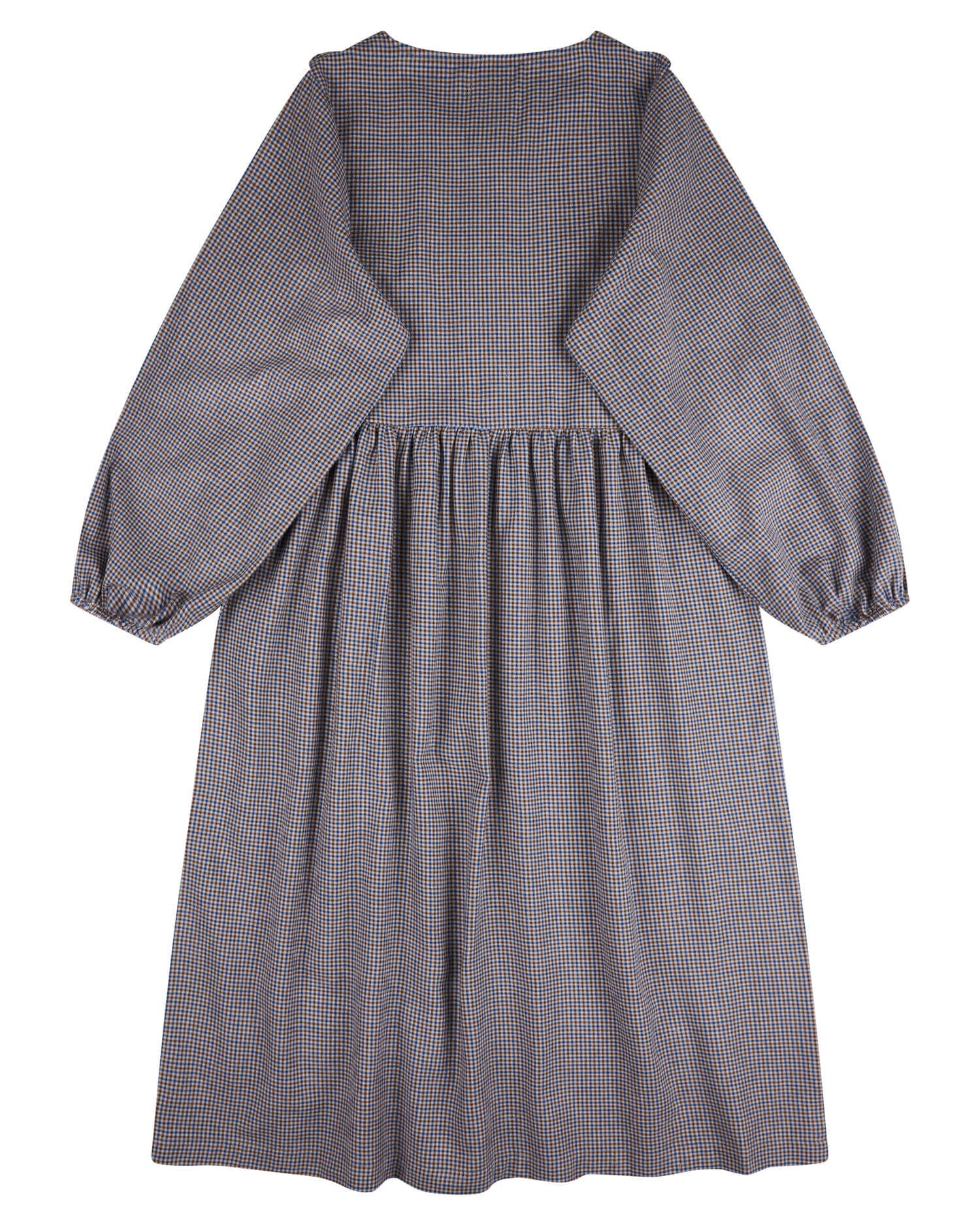 Grey flannel dress Pepita made from 100% organic cotton by Matona