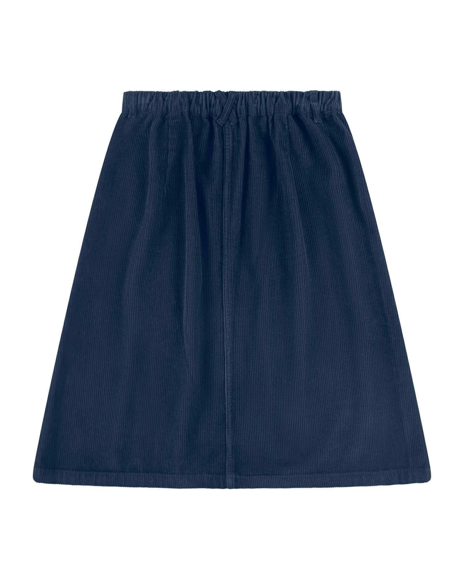 Dark blue corduroy skirt made of 100% cotton by Matona