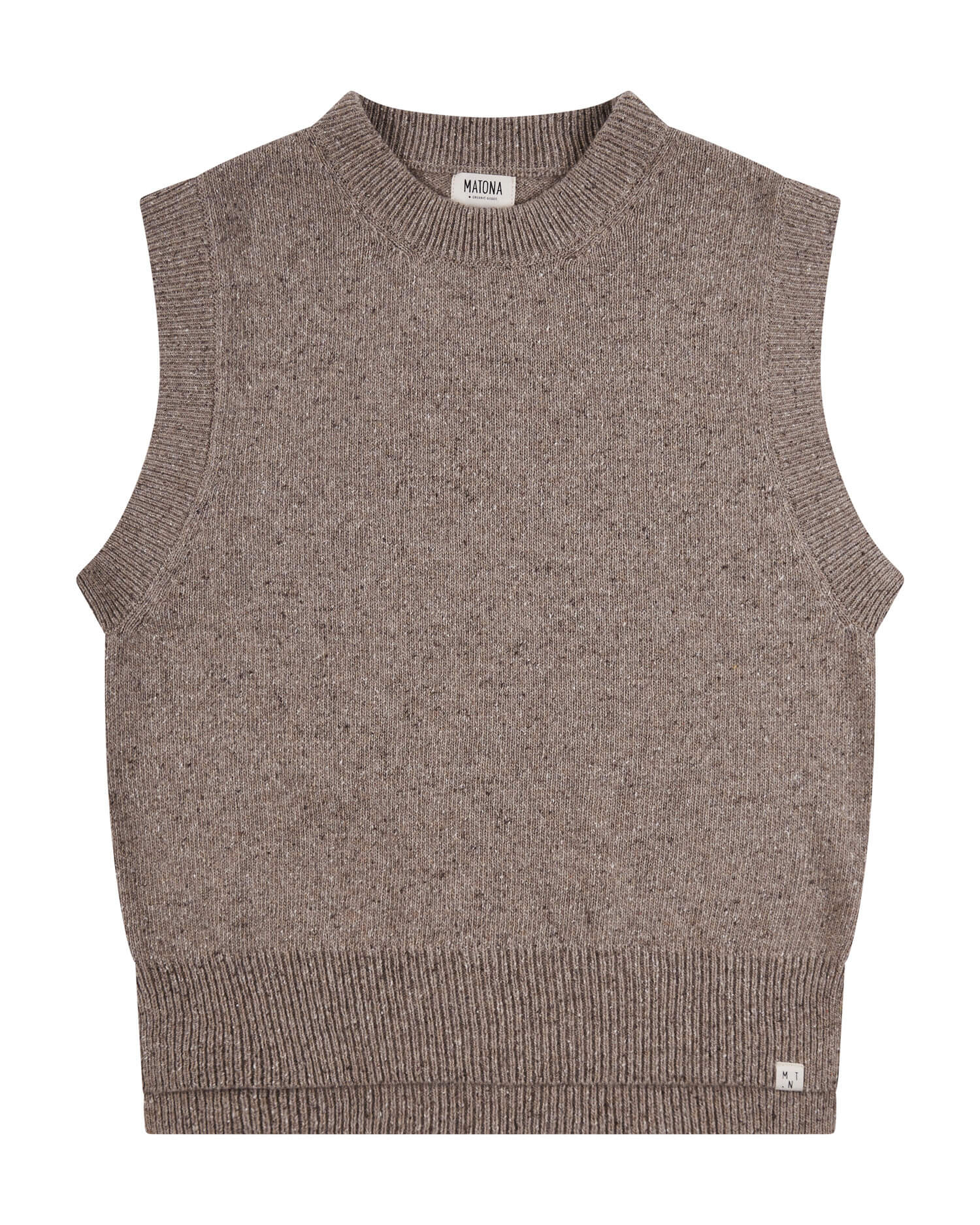 Light brown wool-silk blend sweater by Matona