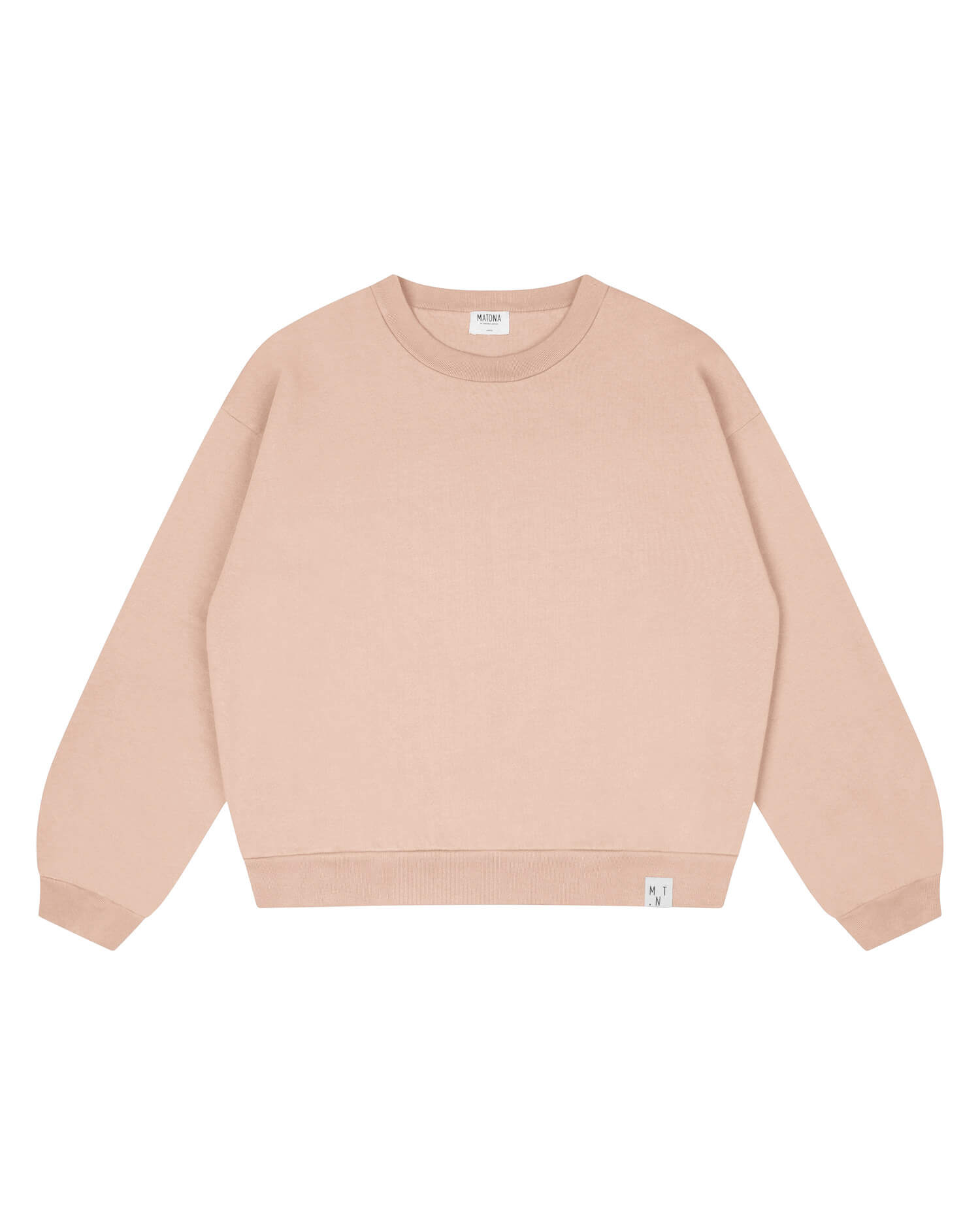 Rosa Sweatshirt aus Bio-Baumwolle von Matona