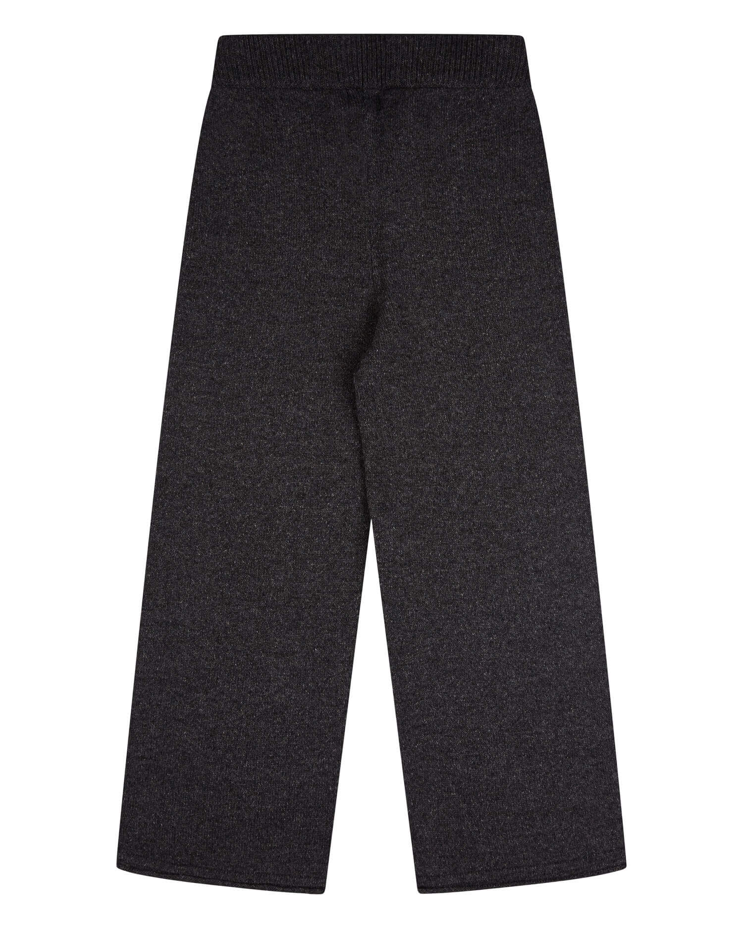 Dark grey knitted trousers made of wool &amp; organic cotton by Matona