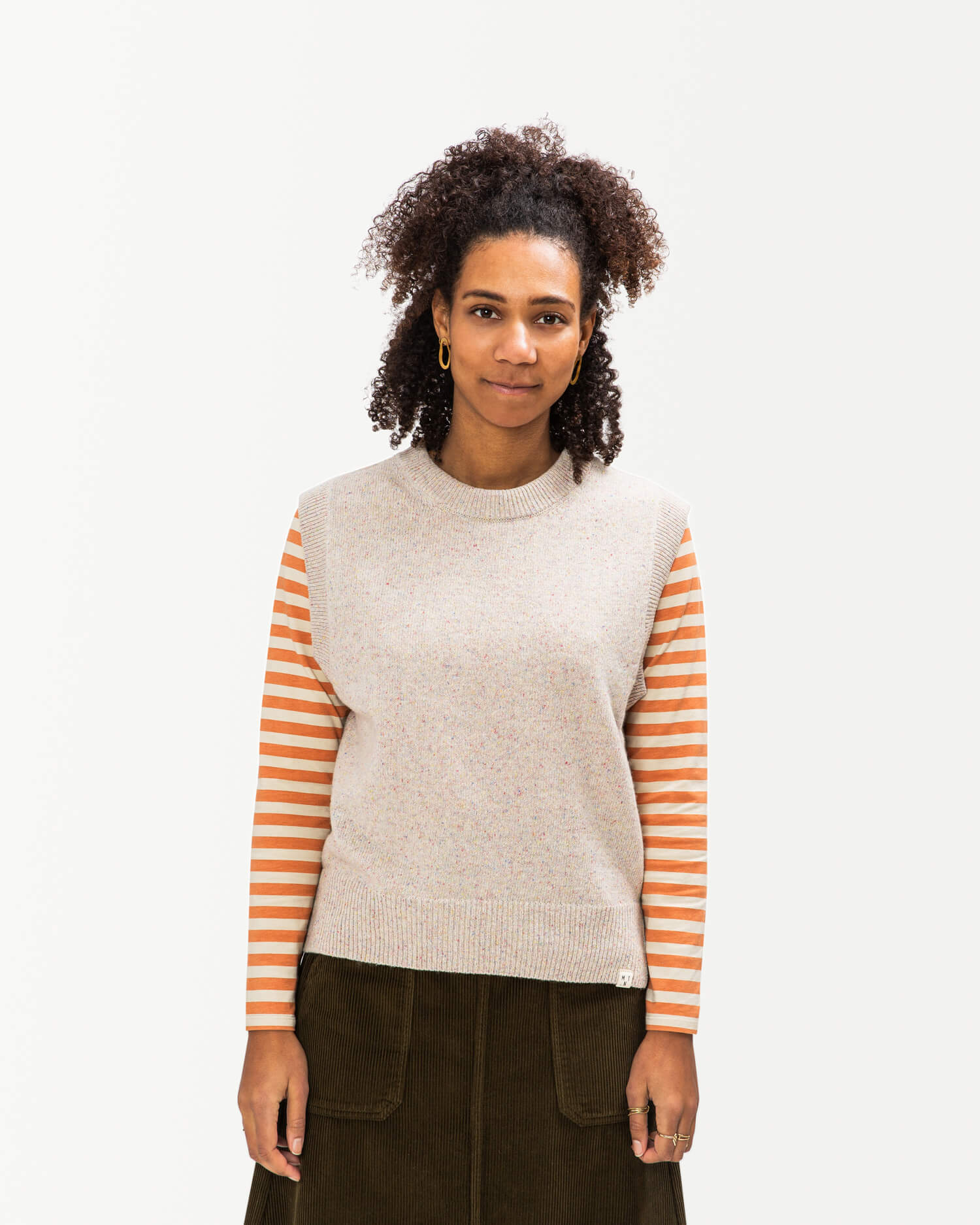 Beige wool sweater by Matona