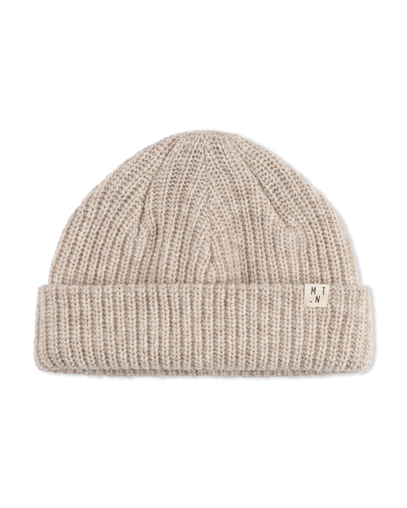 Beiger Beanie salt aus Bio-Wolle von Matona