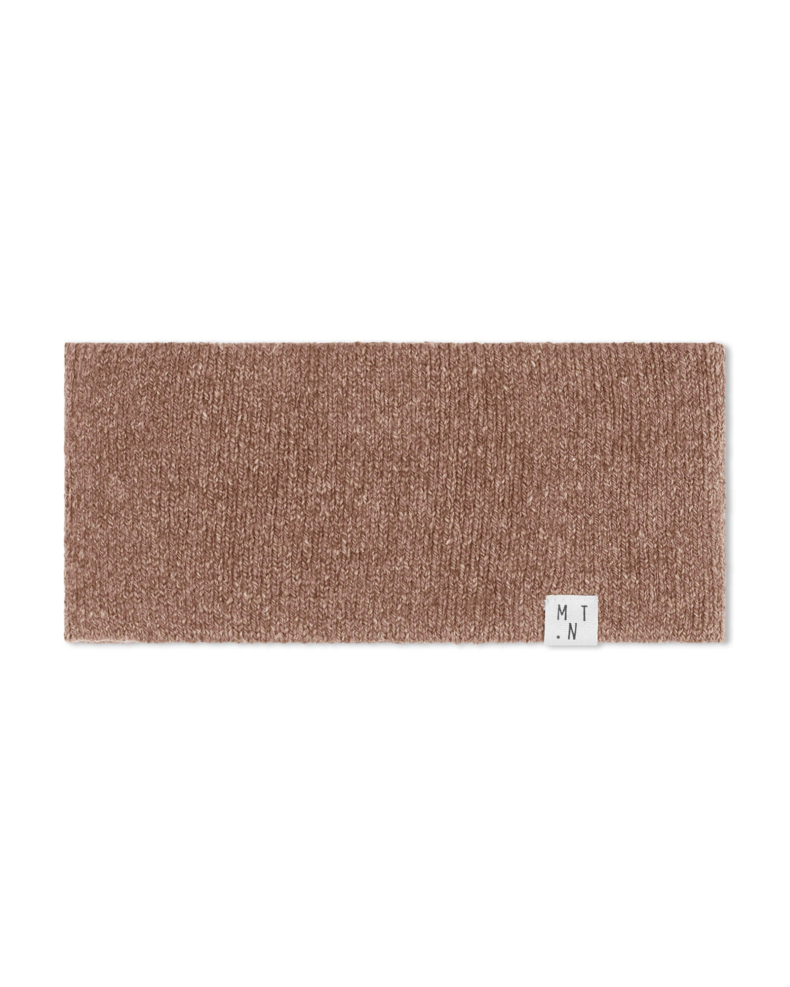 Braunes Stirnband sepia aus Bio-Wolle von Matona