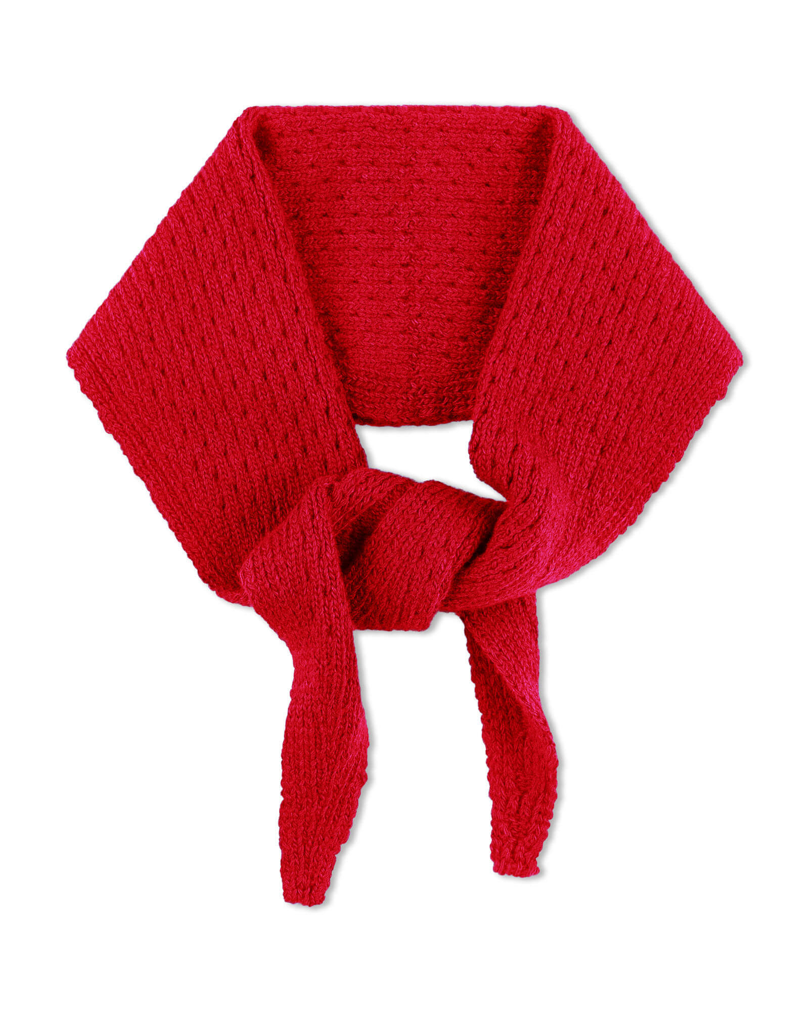 Rotes Bandana poppy aus Bio-Wolle von Matona